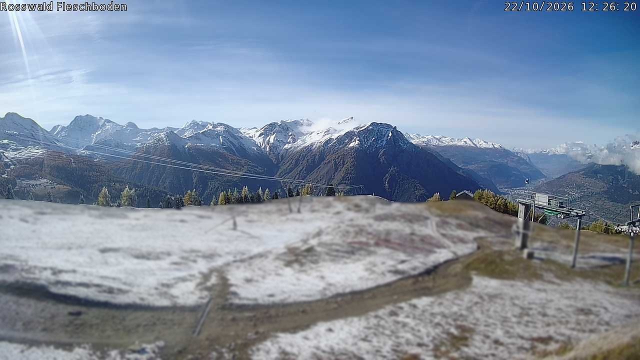 Archiv Foto Webcam Rosswald - Fleschboden