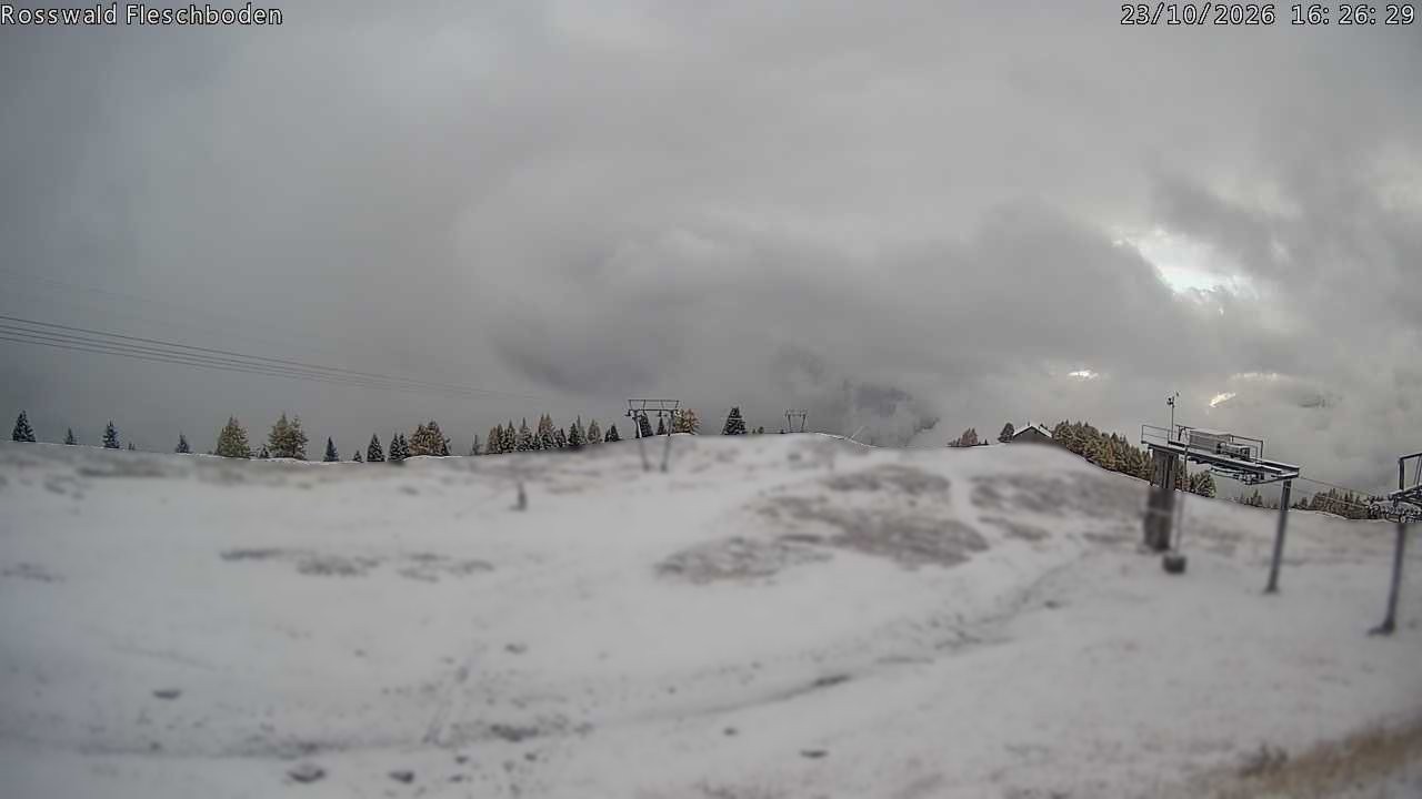 Archived image Webcam Rosswald - Fleschbodu