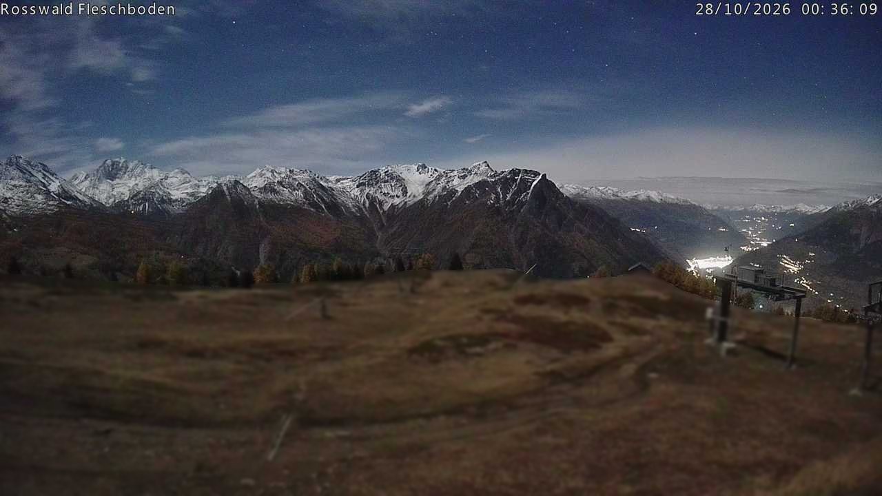 Archiv Foto Webcam Rosswald - Fleschboden