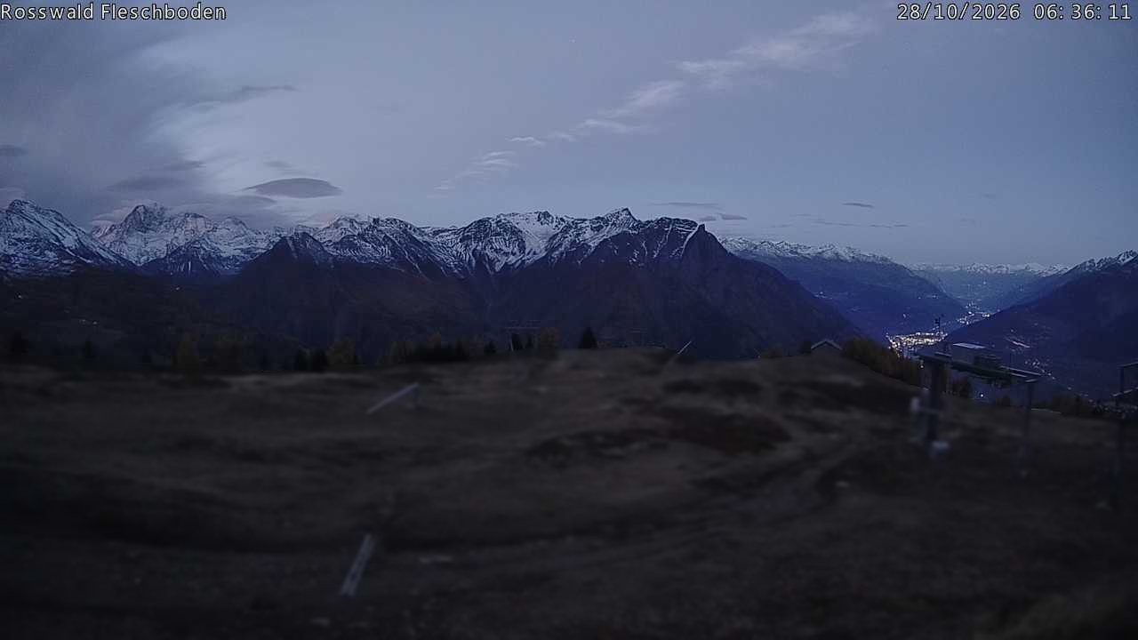 Archiv Foto Webcam Rosswald - Fleschboden
