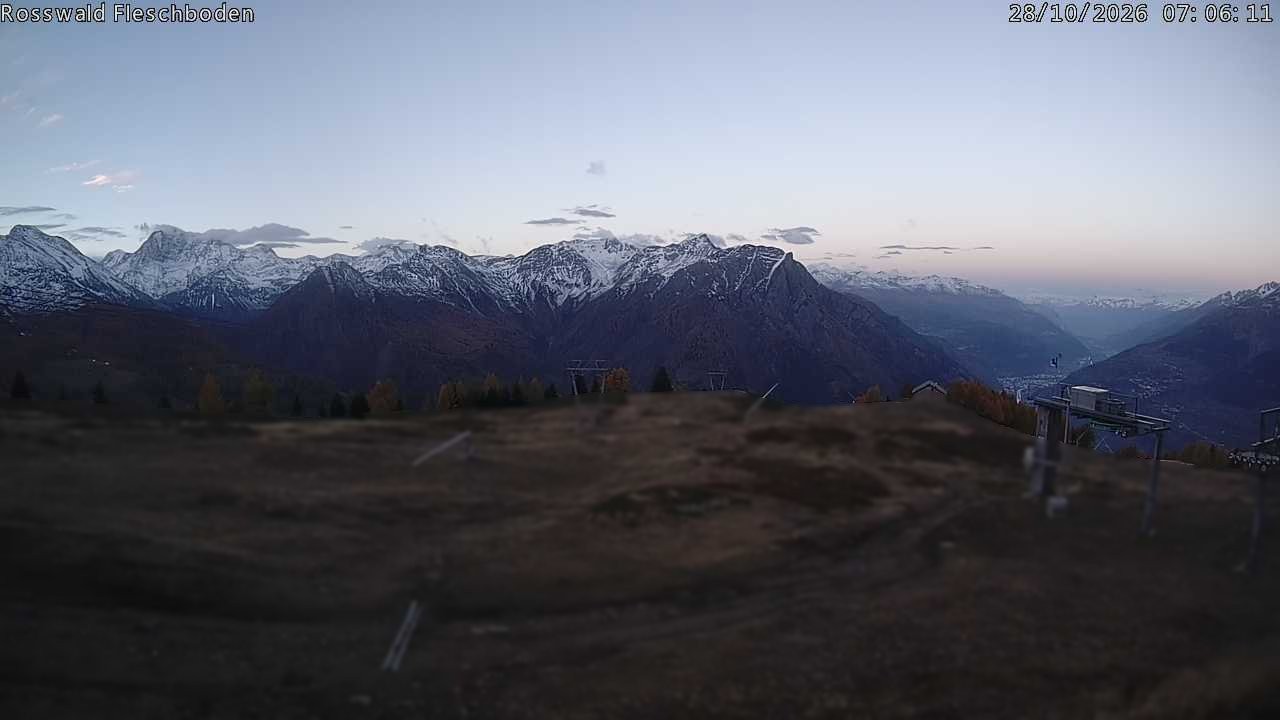 Archiv Foto Webcam Rosswald - Fleschboden