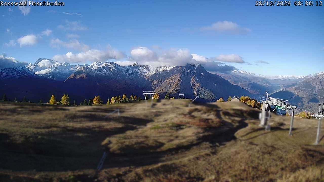 Archiv Foto Webcam Rosswald - Fleschboden