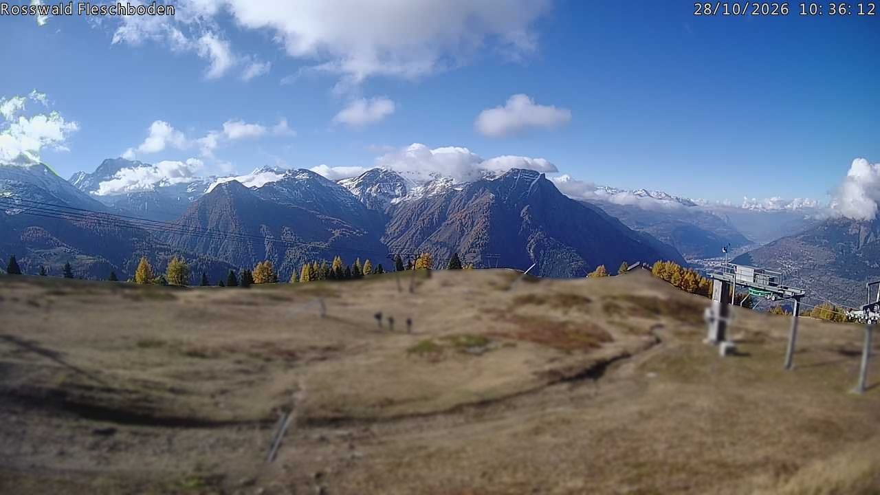 Archiv Foto Webcam Rosswald - Fleschboden