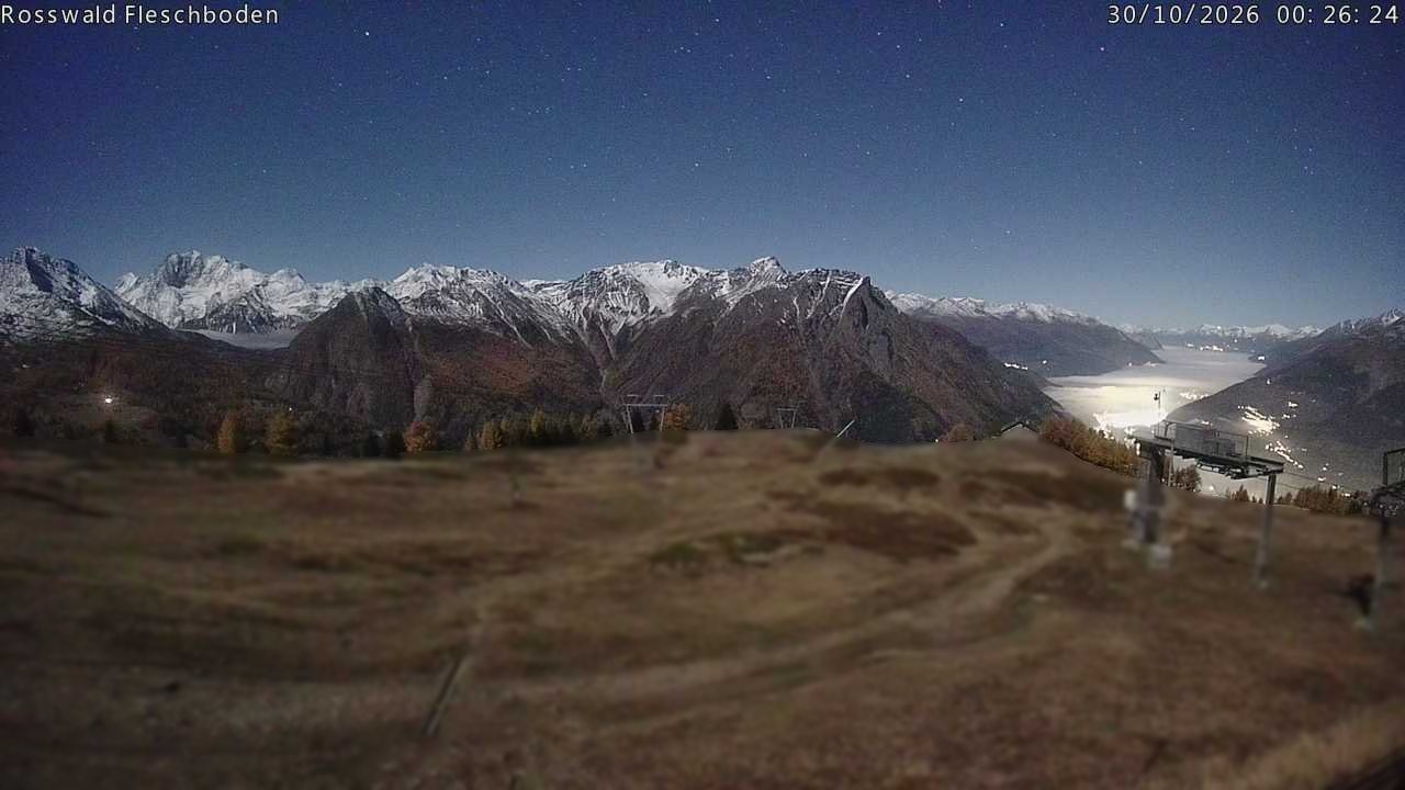 Archiv Foto Webcam Rosswald - Fleschboden