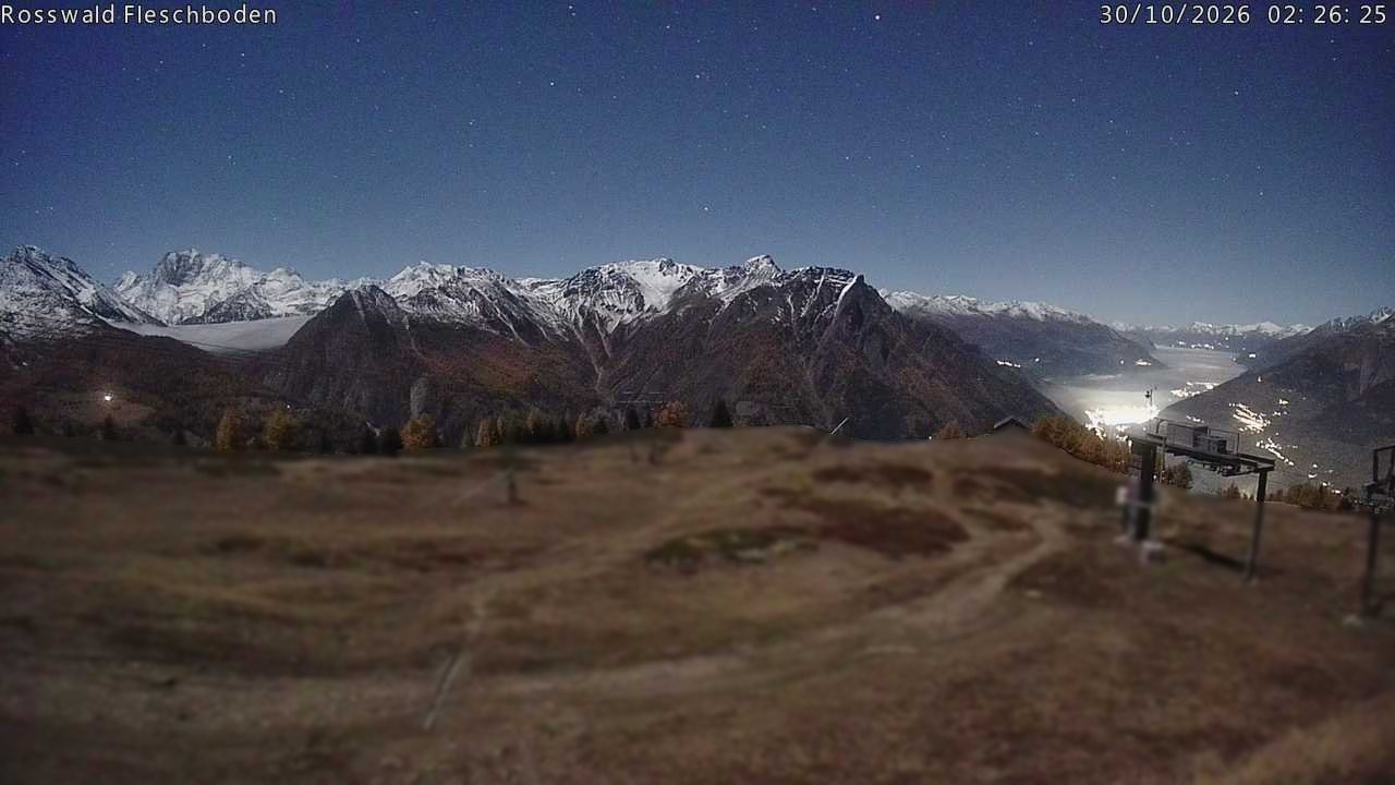 Archiv Foto Webcam Rosswald - Fleschboden