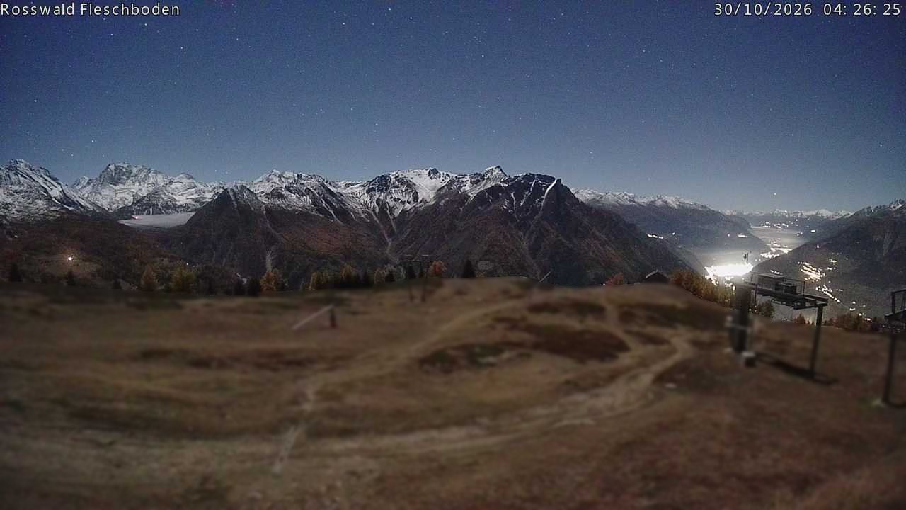 Archiv Foto Webcam Rosswald - Fleschboden