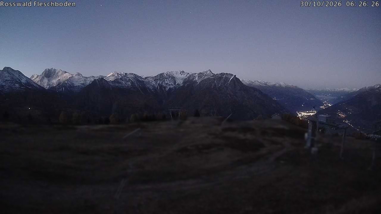 Archiv Foto Webcam Rosswald - Fleschboden