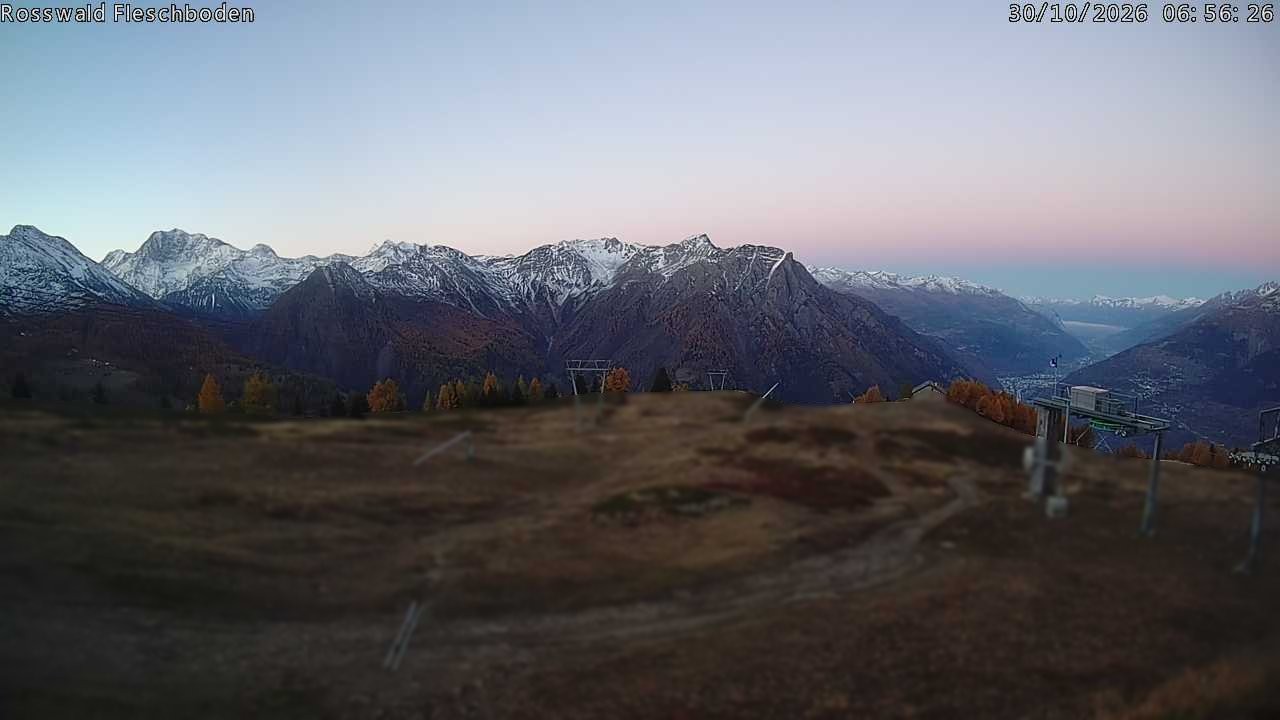 Archiv Foto Webcam Rosswald - Fleschboden