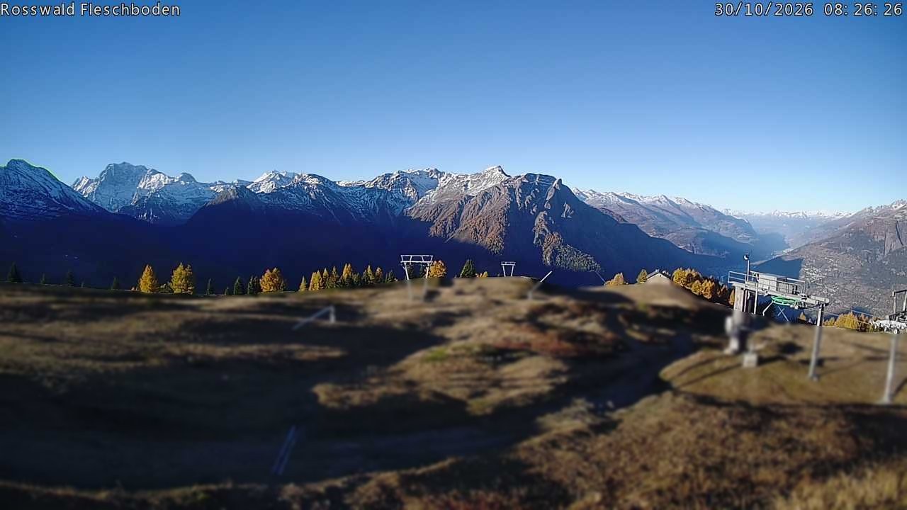Archiv Foto Webcam Rosswald - Fleschboden