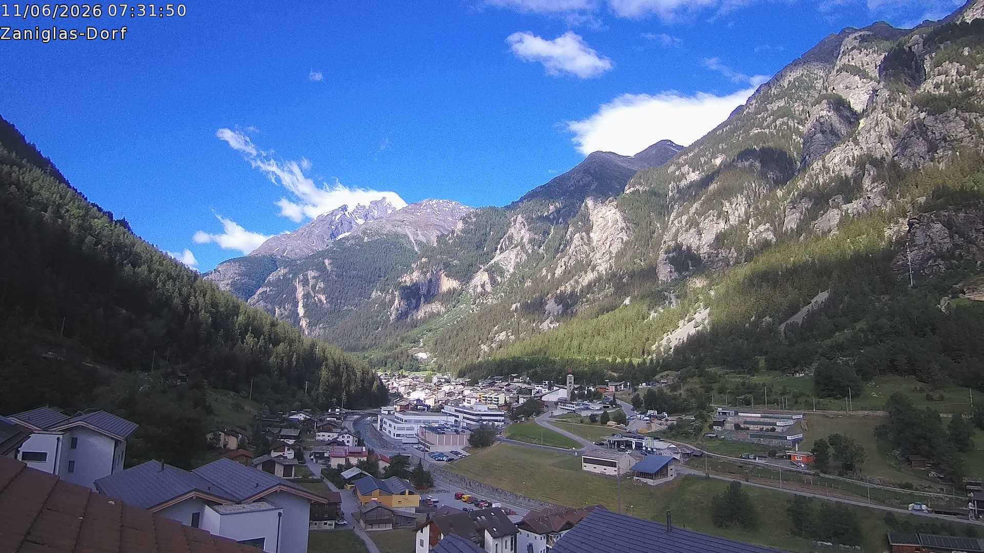 Archived image Webcam St. Niklaus Village