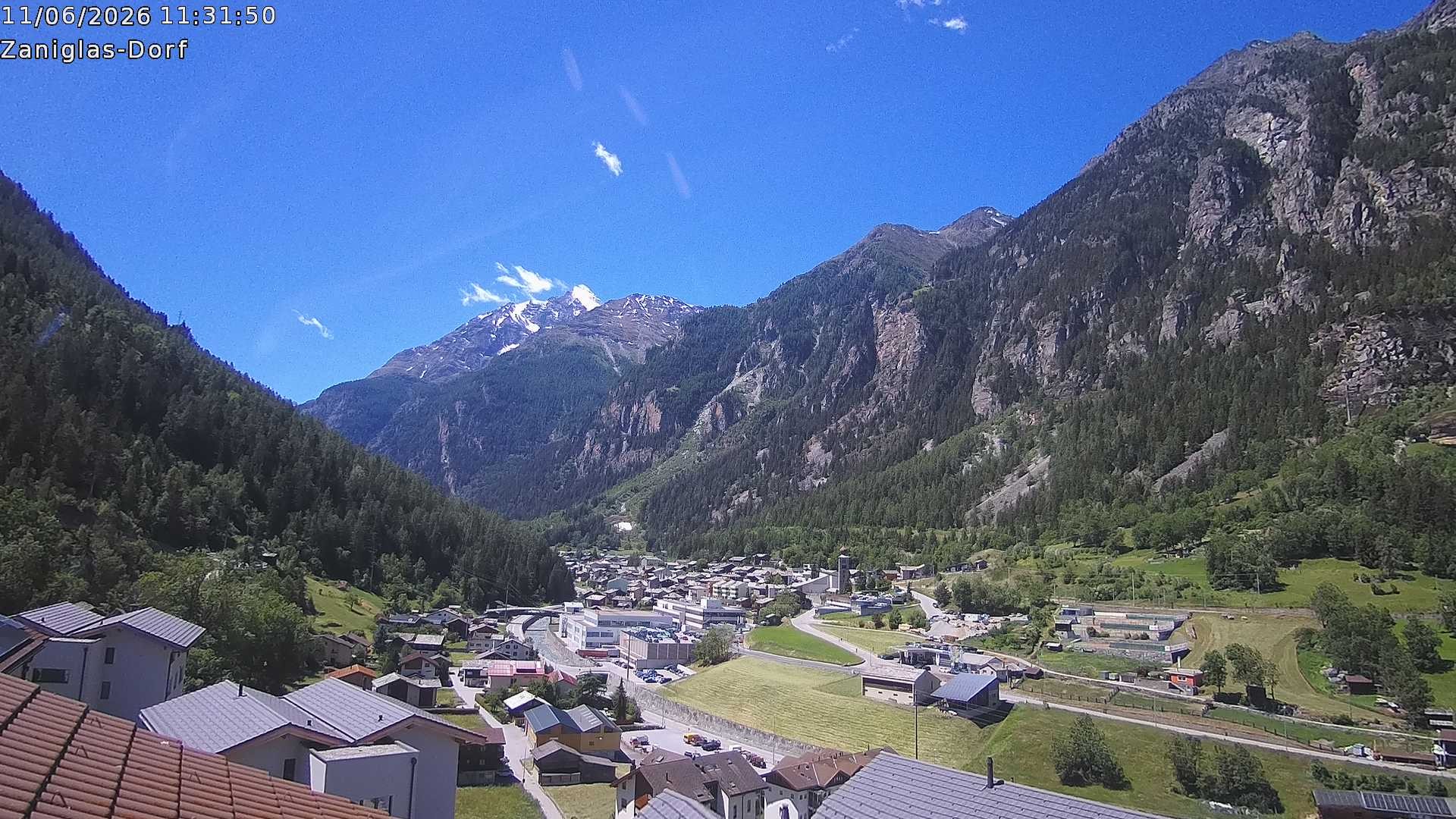 Archived image Webcam St. Niklaus Village