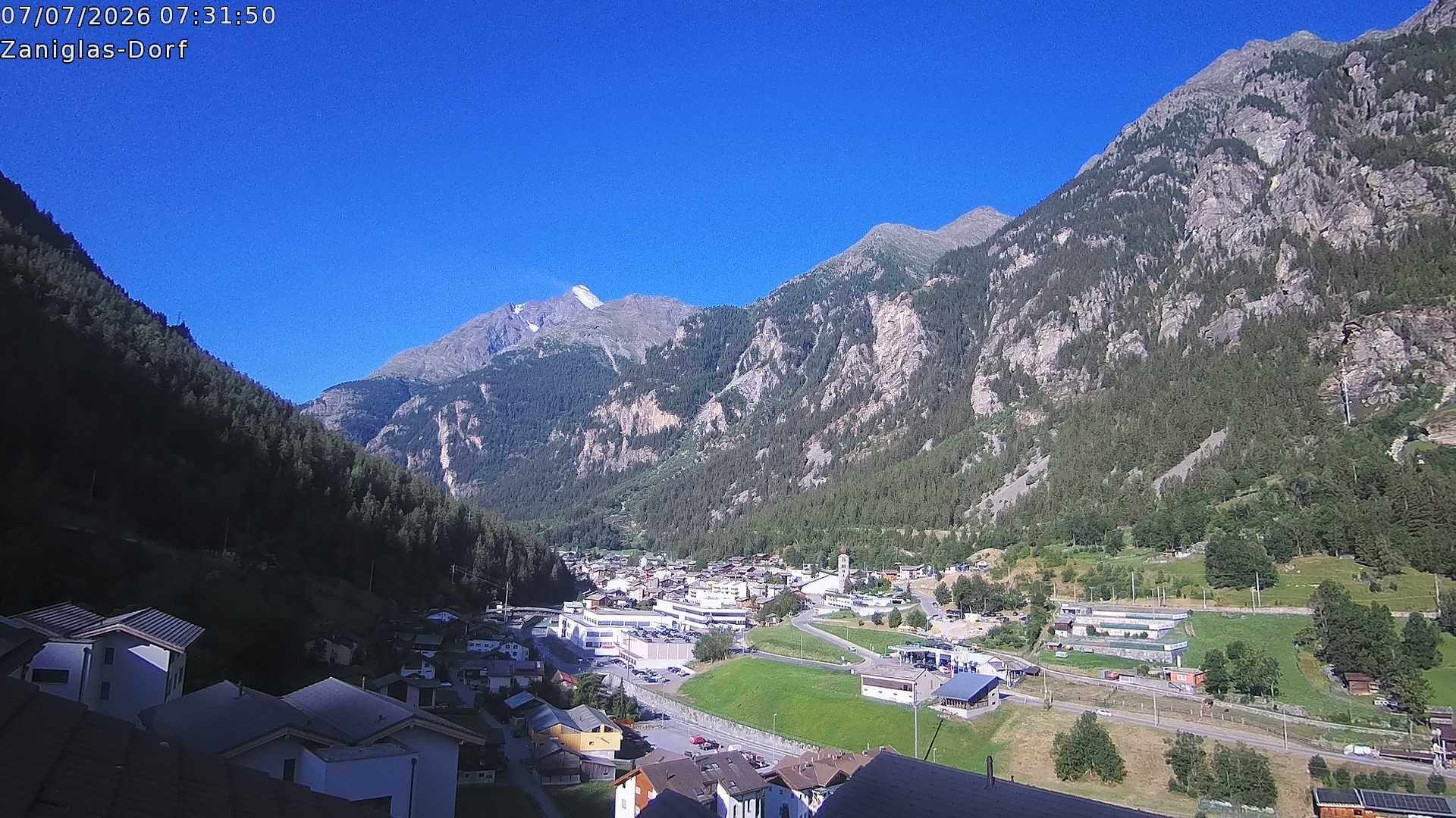 Archived image Webcam St. Niklaus Village