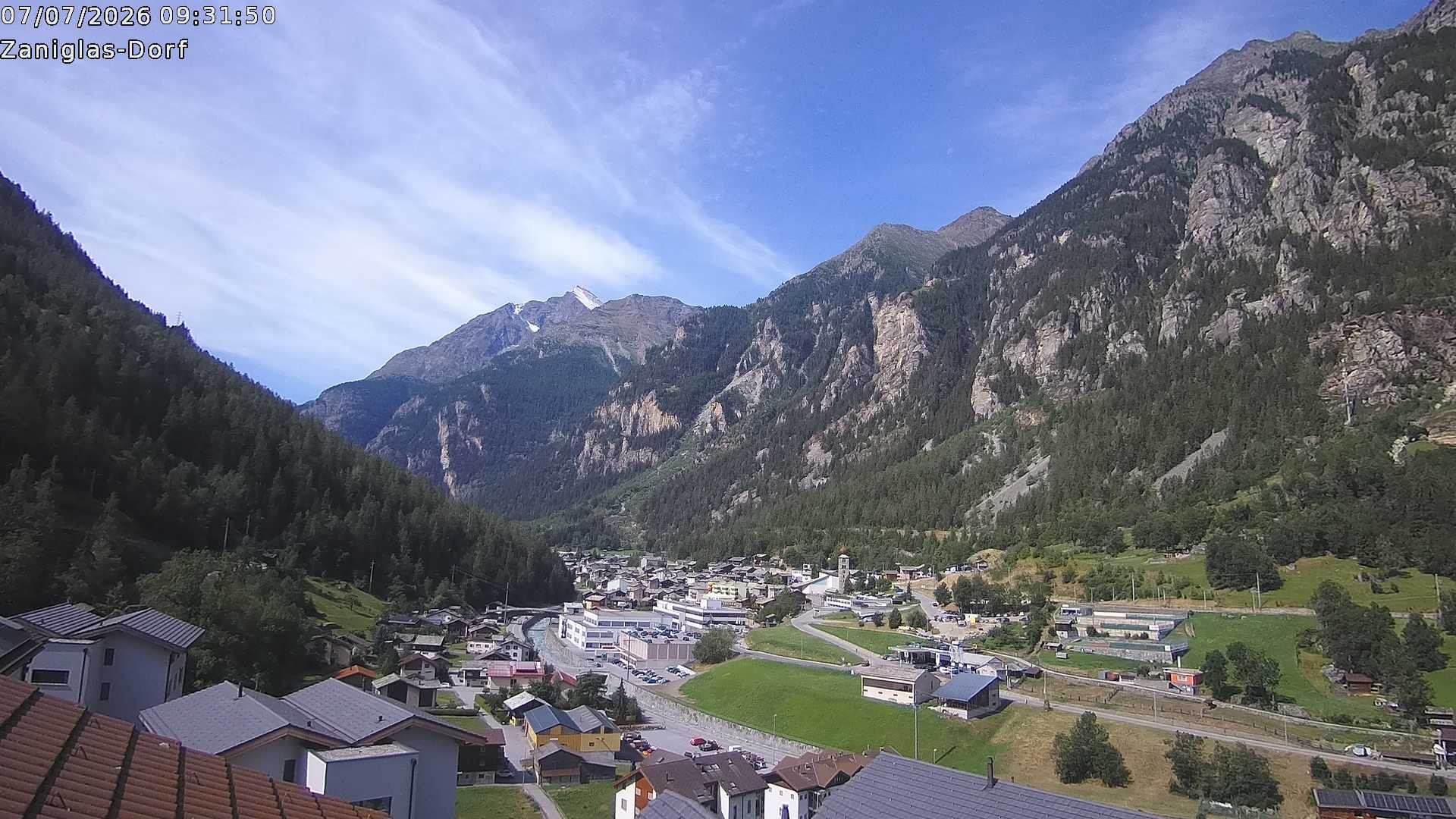 Archived image Webcam St. Niklaus Village