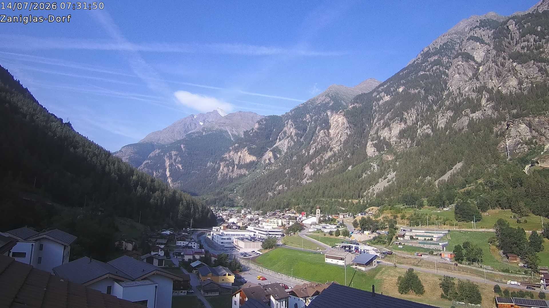 Archived image Webcam St. Niklaus Village