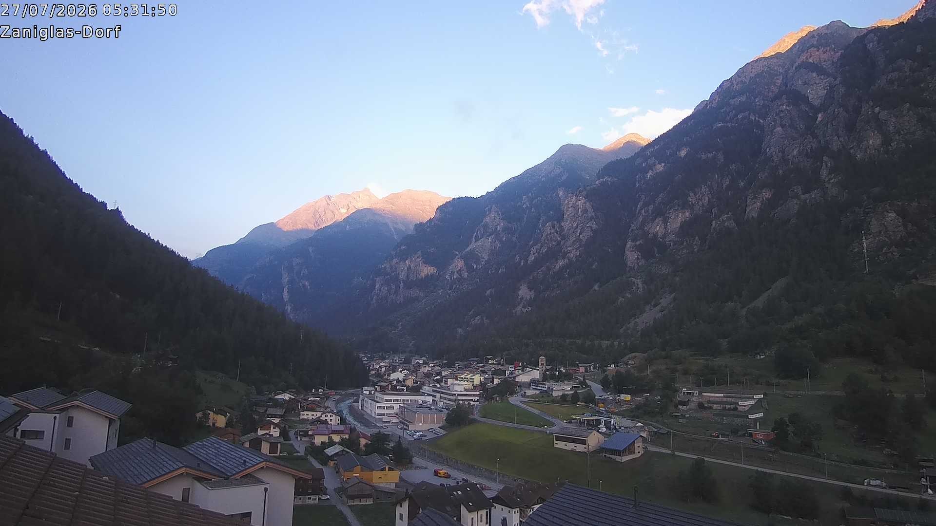 Archived image Webcam St. Niklaus Village