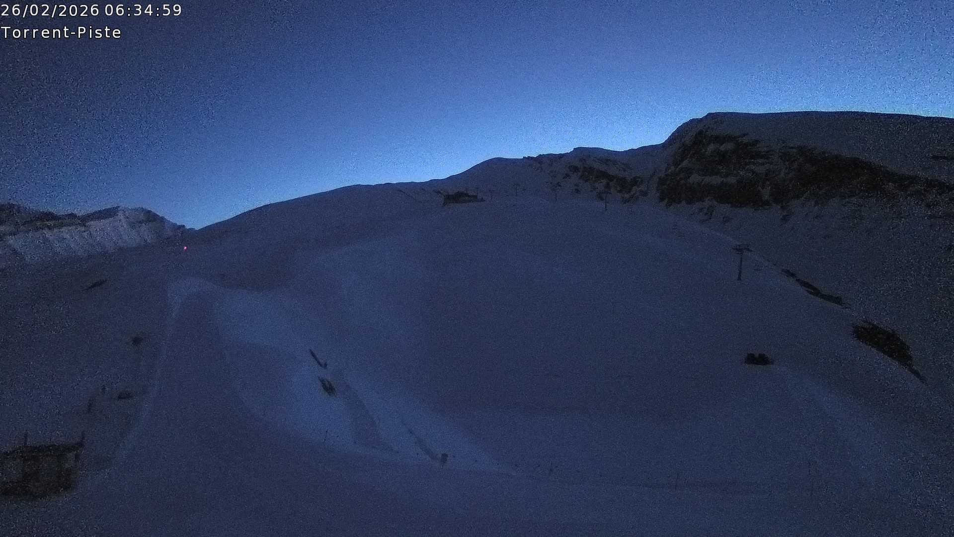 Archived image Webcam Leukerbad - Top station Rinderhütte