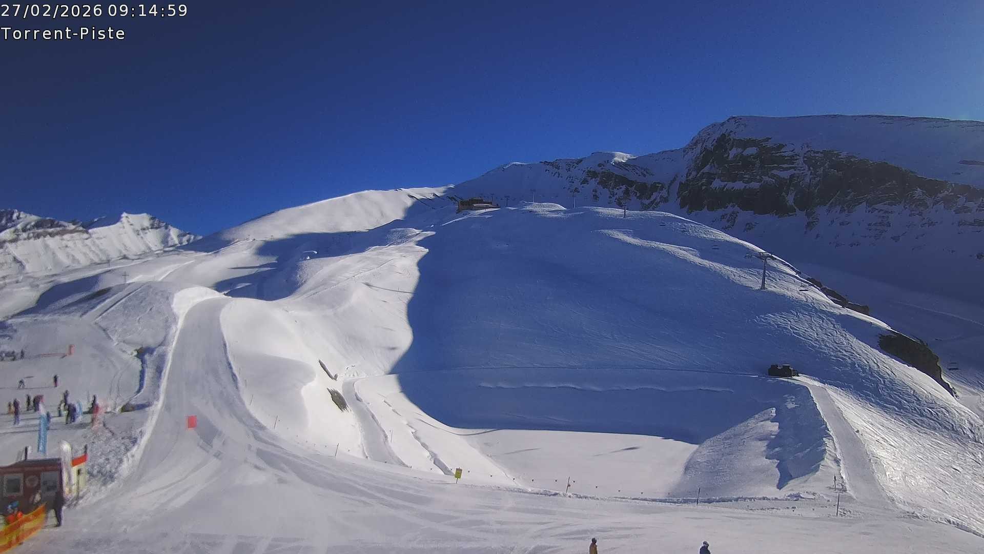 Archiv Foto Webcam Leukerbad - Rinderhütte