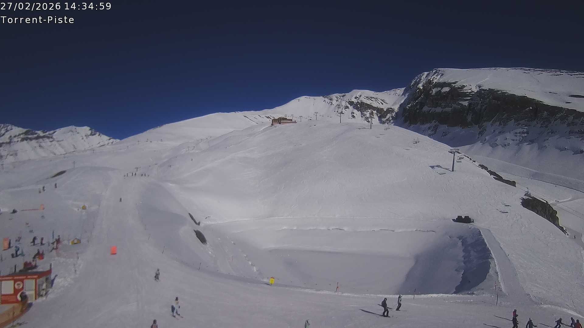 Archiv Foto Webcam Leukerbad - Rinderhütte