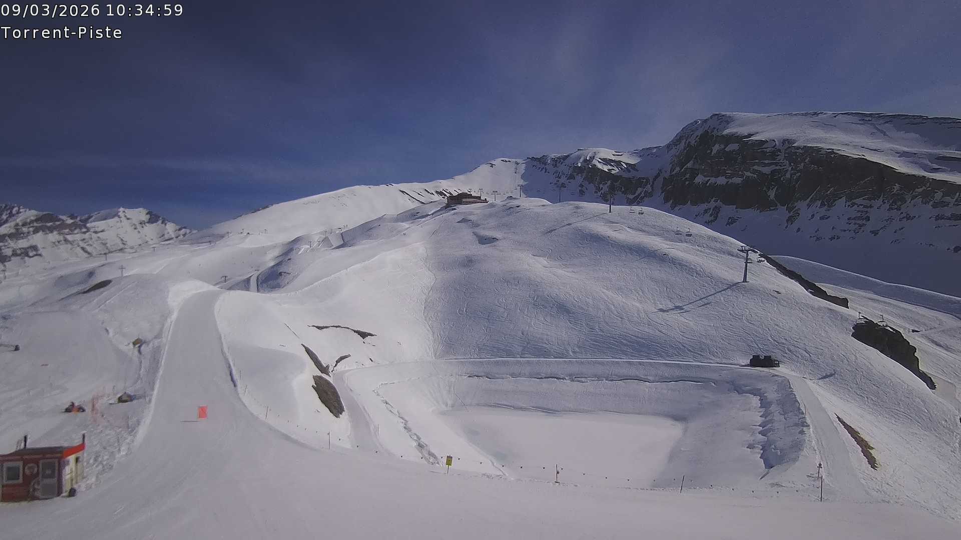 Archiv Foto Webcam Leukerbad - Rinderhütte