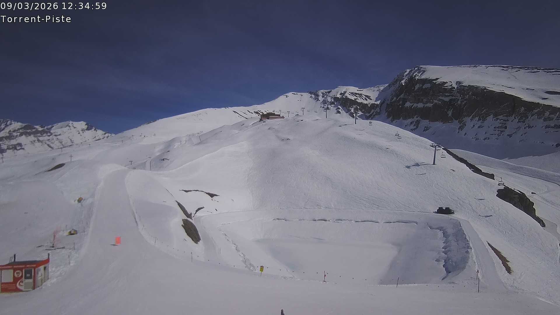 Archiv Foto Webcam Leukerbad - Rinderhütte