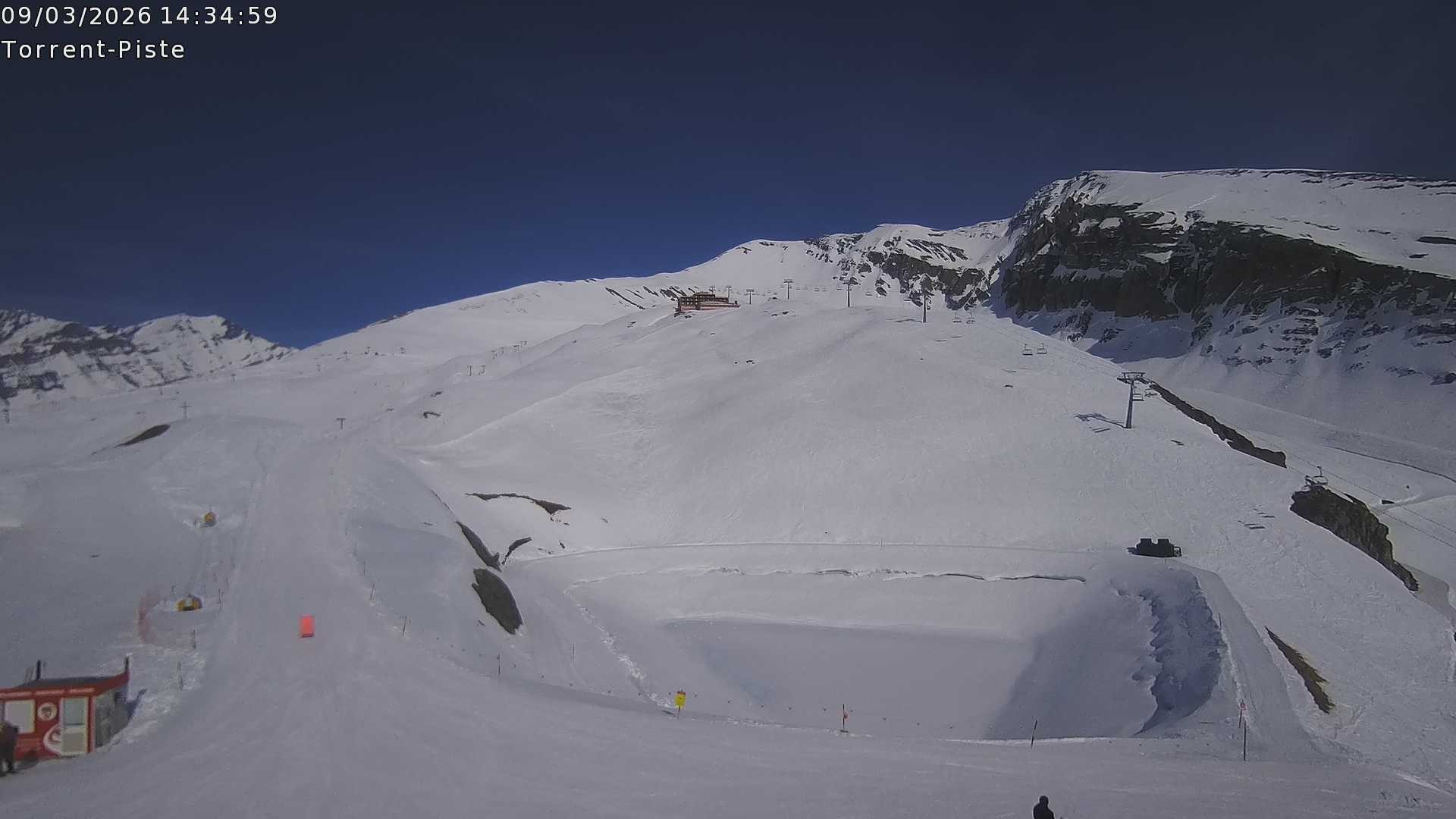 Archiv Foto Webcam Leukerbad - Rinderhütte