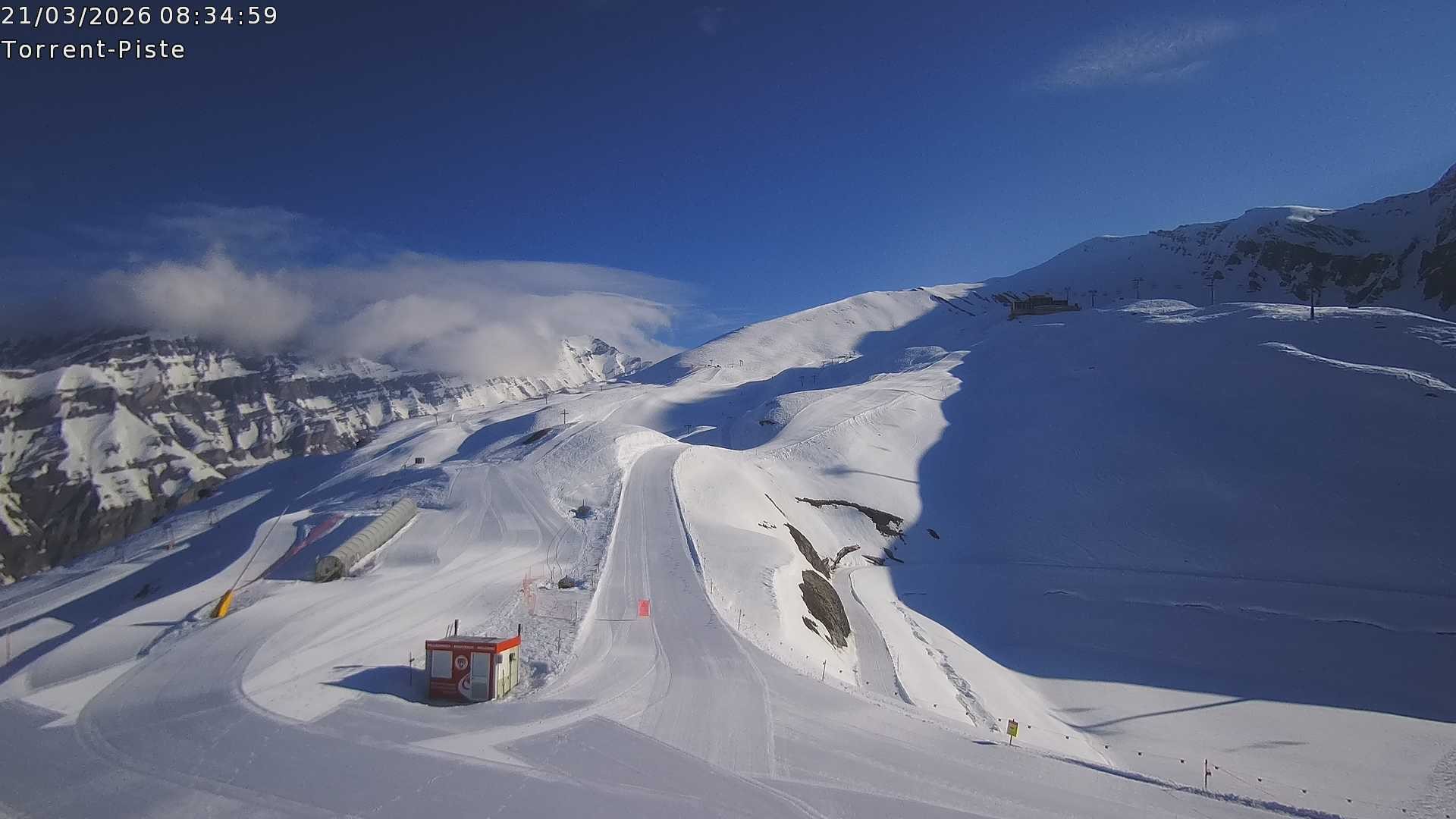 Archiv Foto Webcam Leukerbad - Rinderhütte