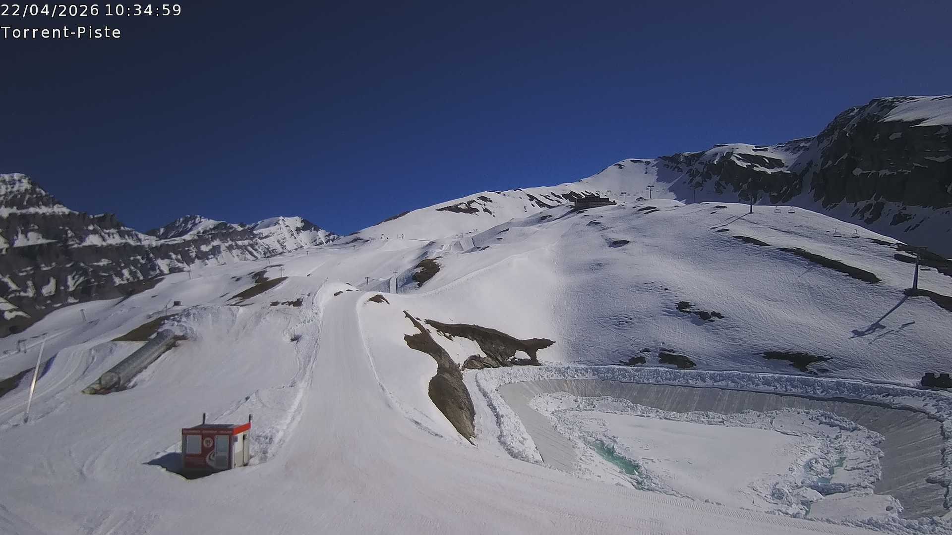 Archiv Foto Webcam Leukerbad - Rinderhütte