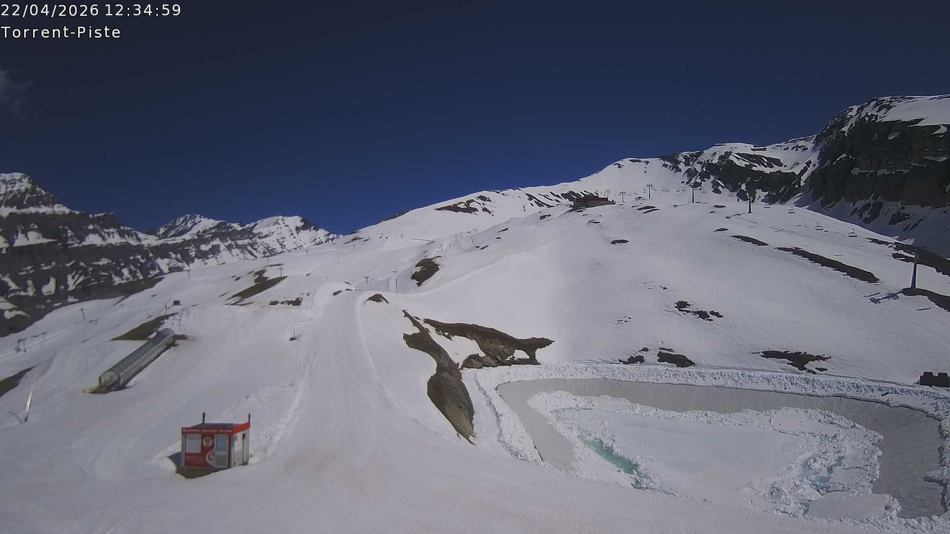 Archiv Foto Webcam Leukerbad - Rinderhütte