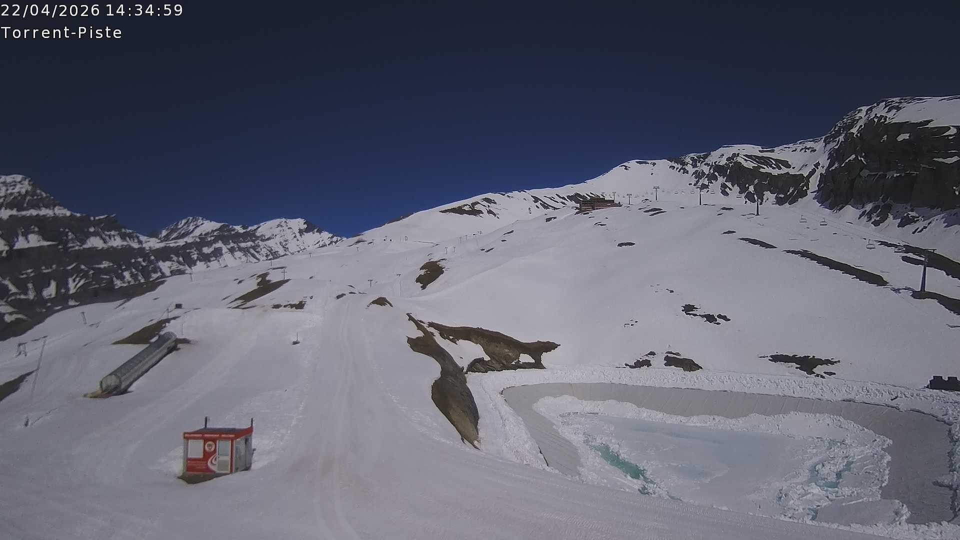 Archiv Foto Webcam Leukerbad - Rinderhütte