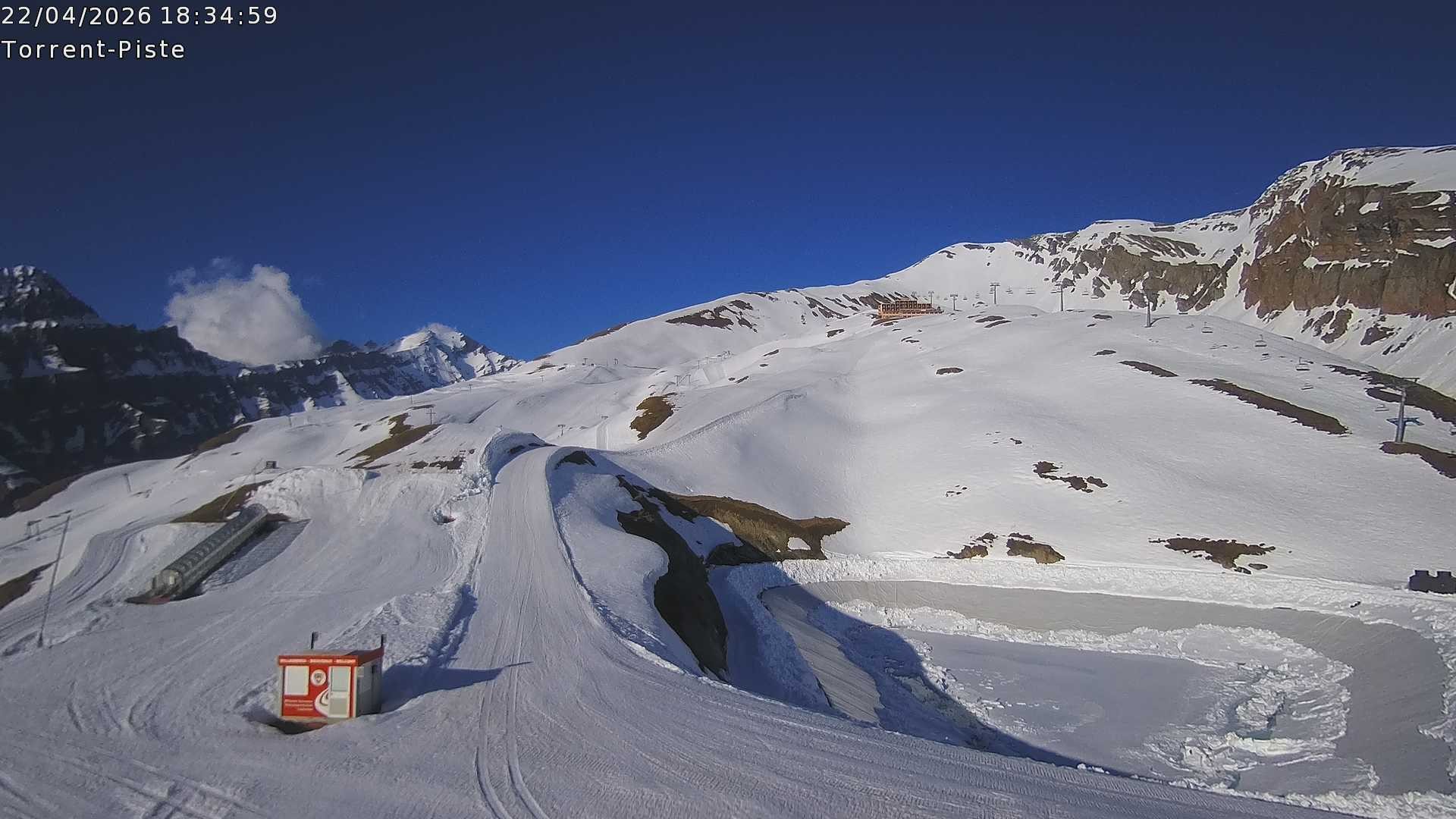 Archiv Foto Webcam Leukerbad - Rinderhütte