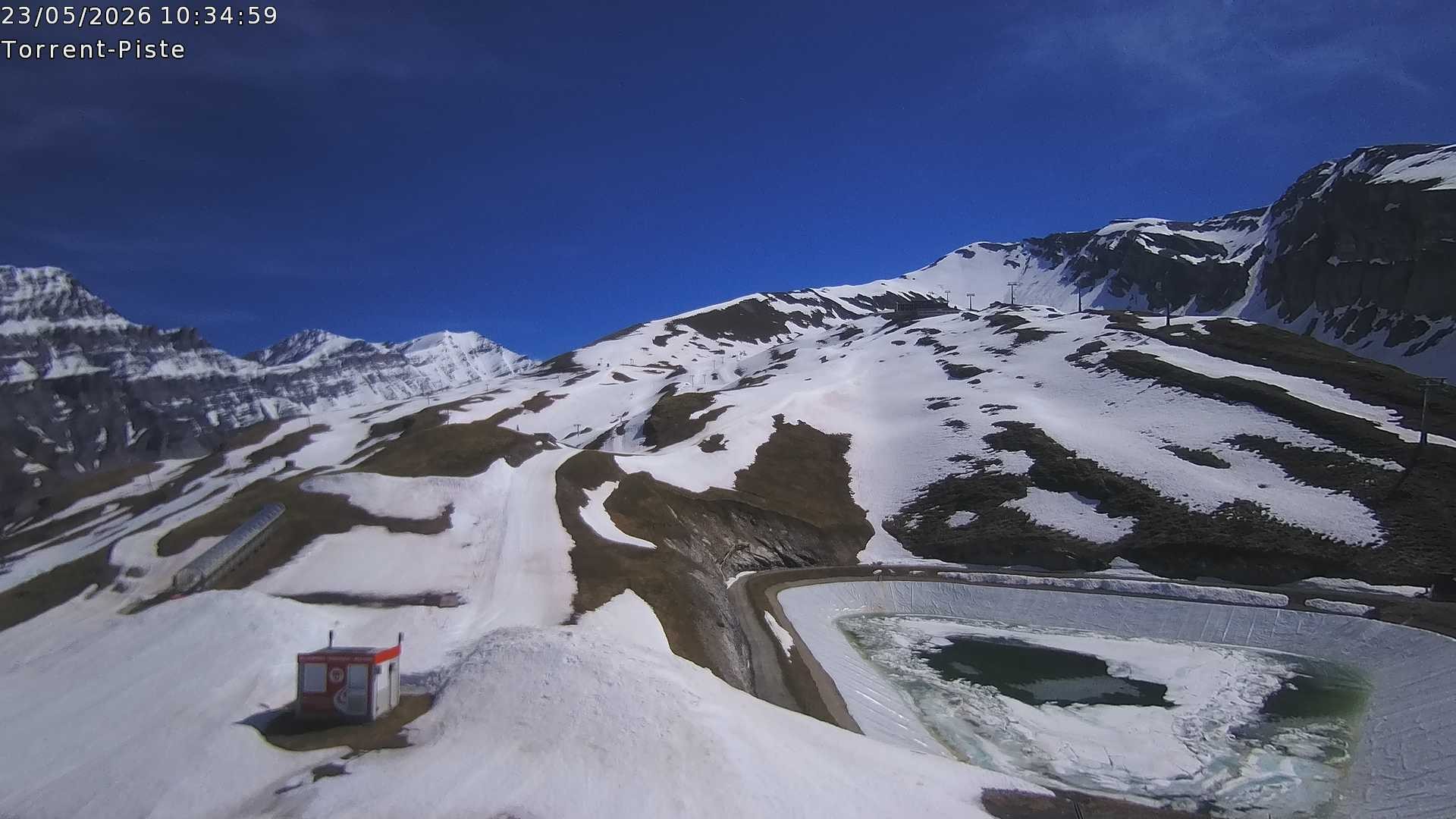 Archiv Foto Webcam Leukerbad - Rinderhütte