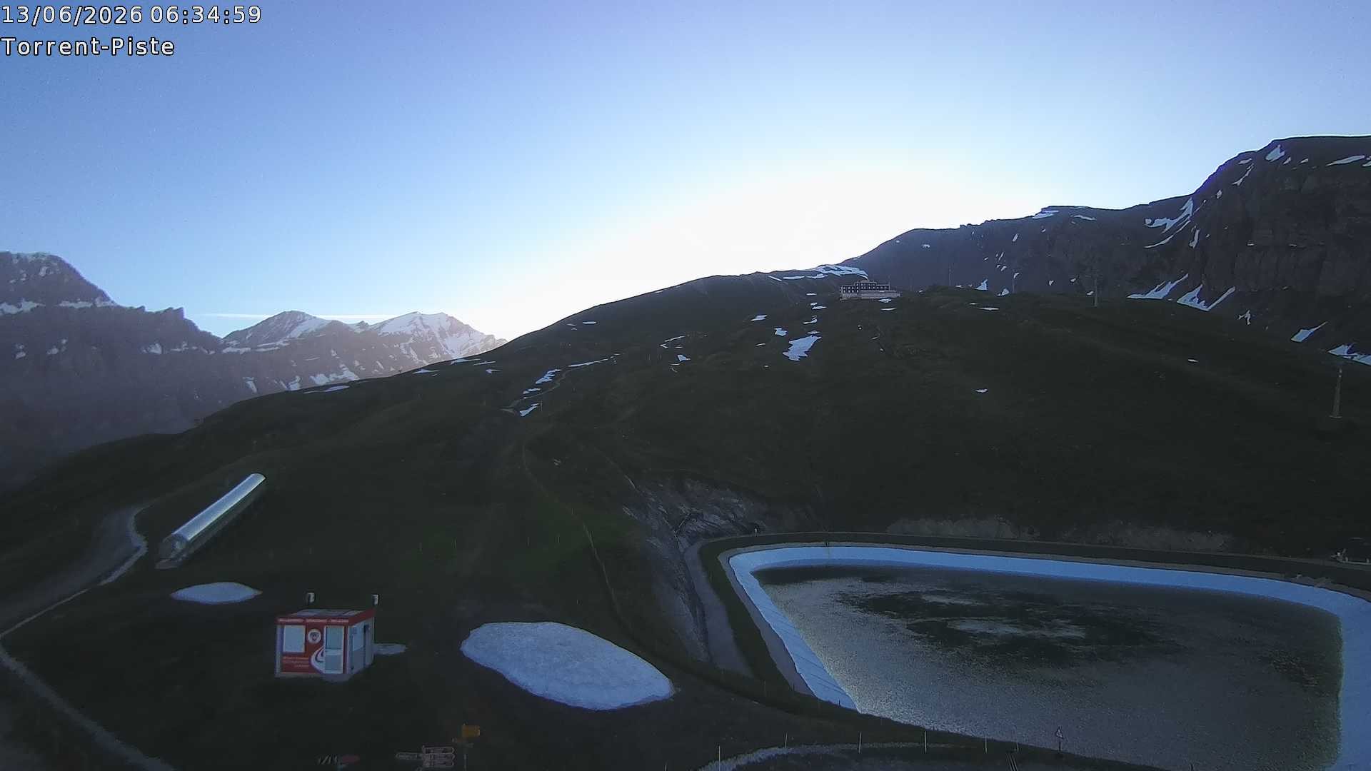 Archived image Webcam Leukerbad - Top station Rinderhütte