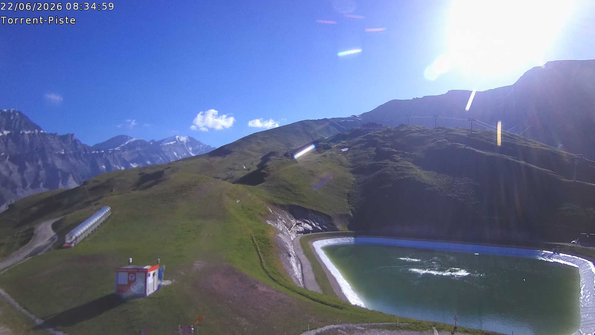 Archiv Foto Webcam Leukerbad - Rinderhütte