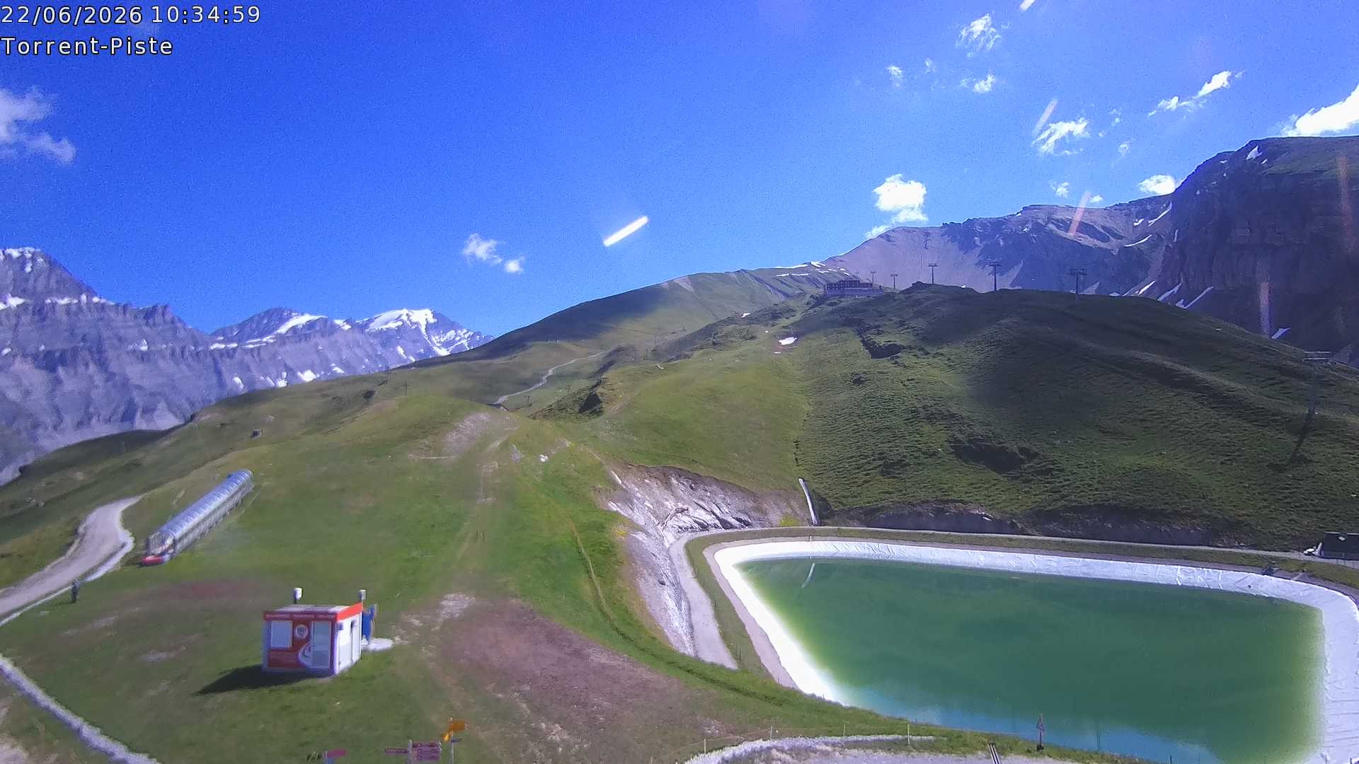 Archiv Foto Webcam Leukerbad - Rinderhütte