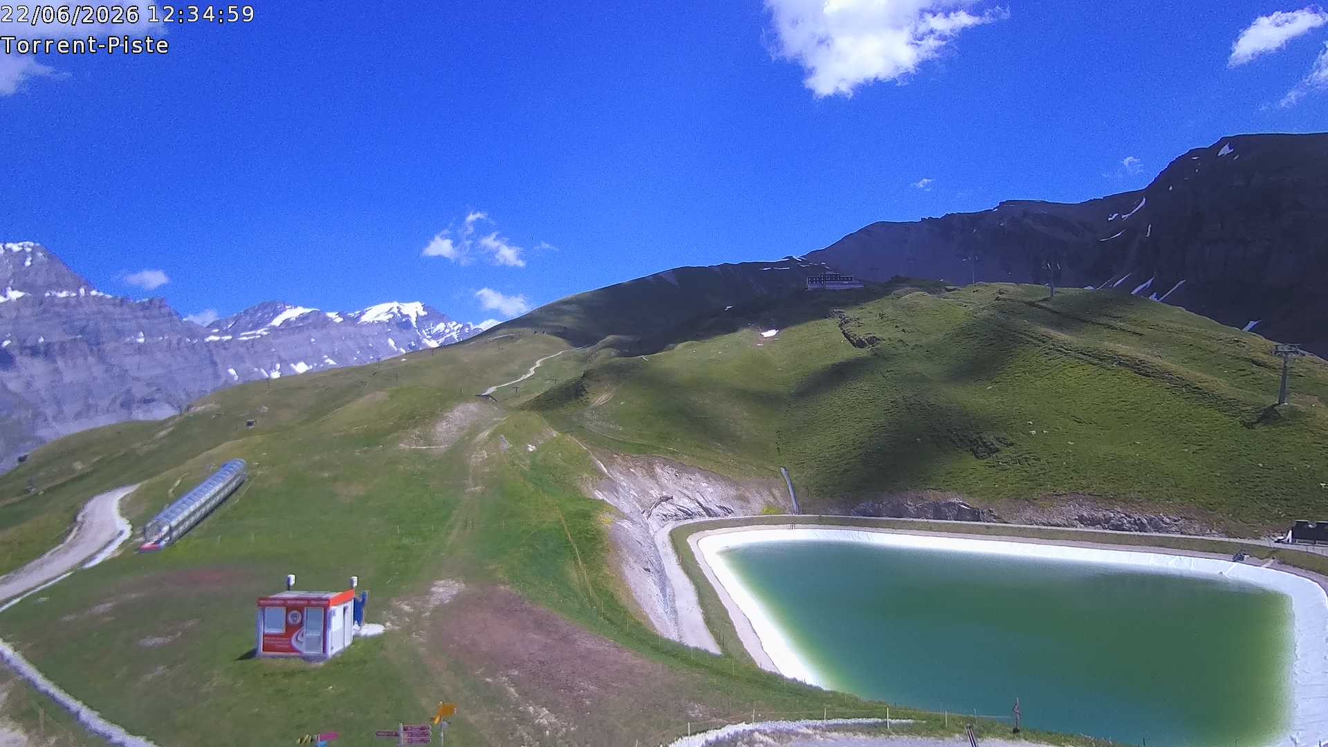 Archiv Foto Webcam Leukerbad - Rinderhütte