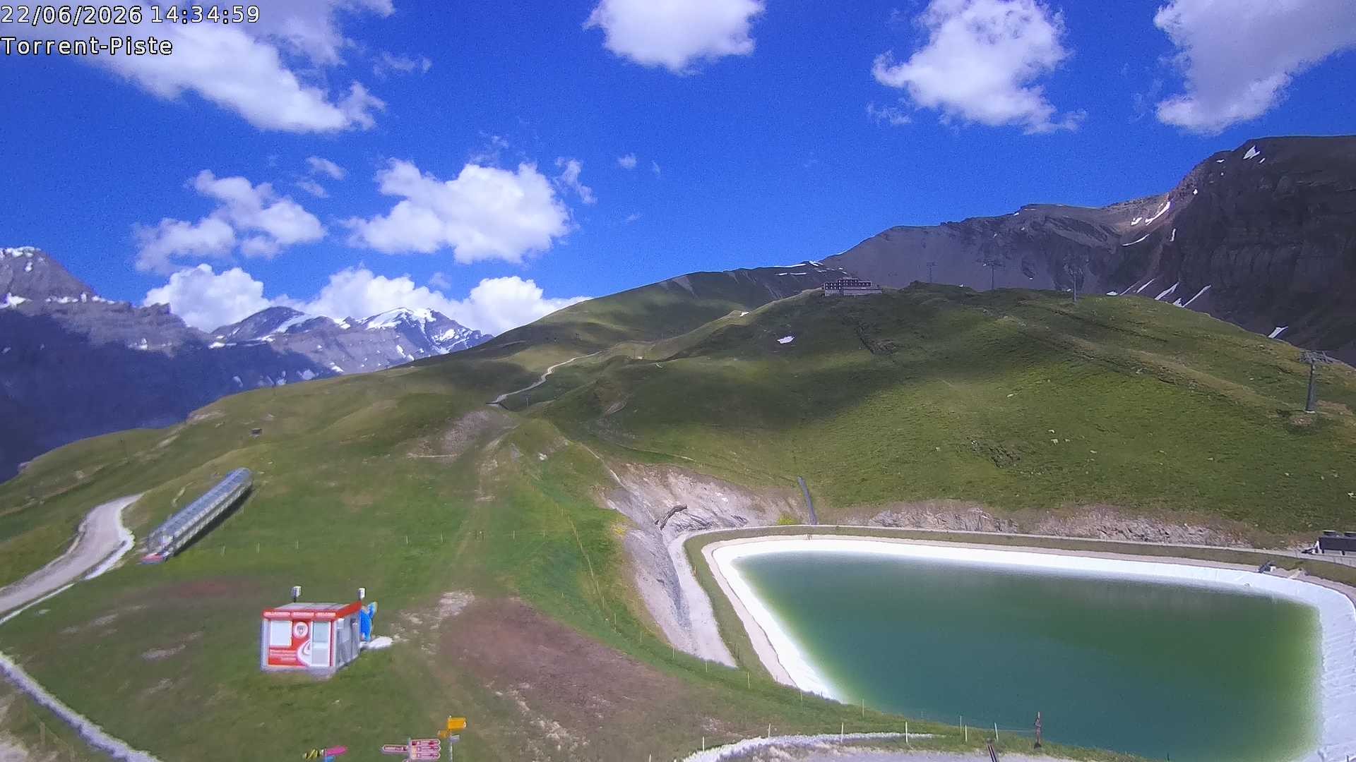 Archiv Foto Webcam Leukerbad - Rinderhütte