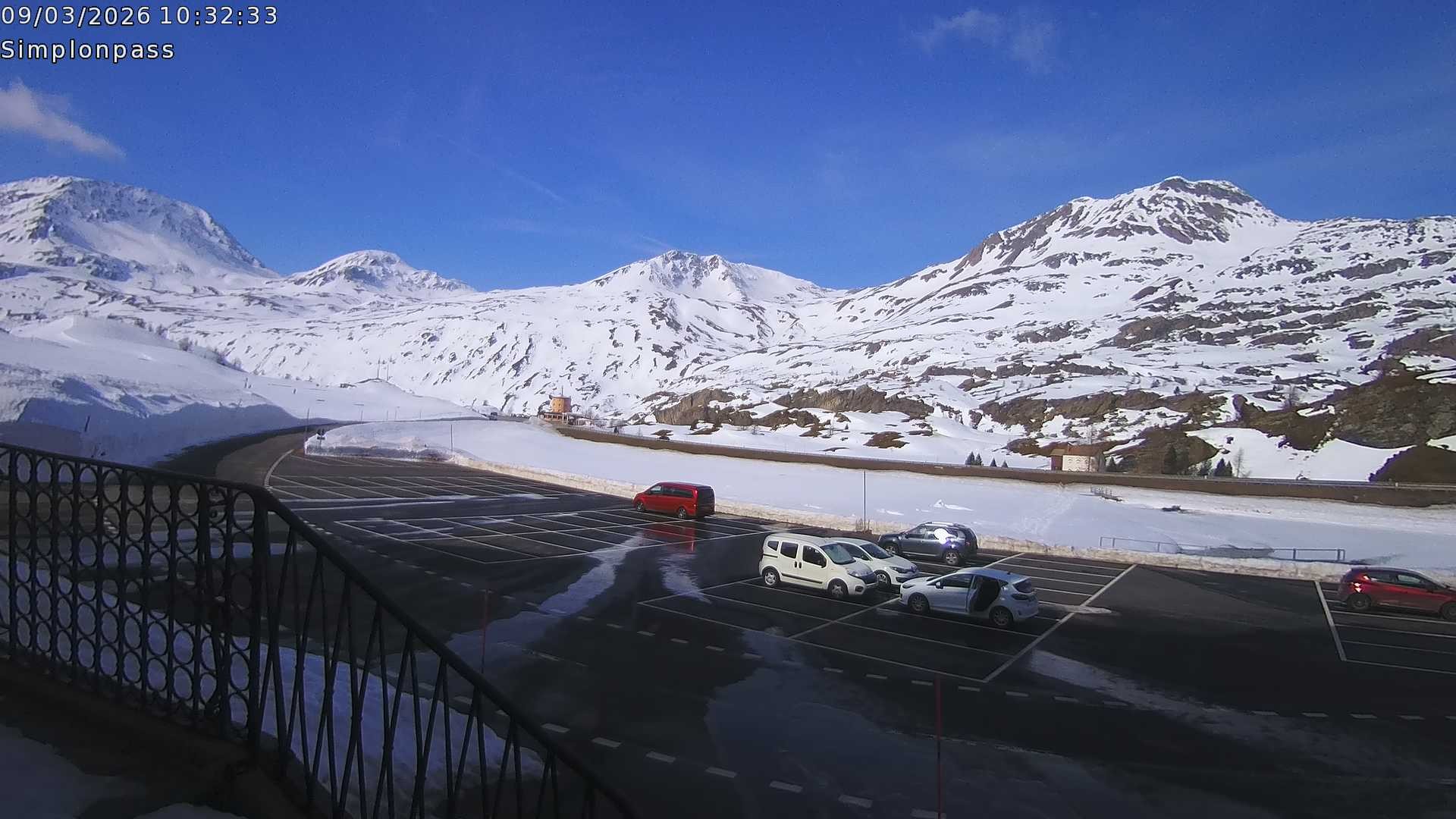 Archiv Foto Webcam Simplonpass - Hospiz