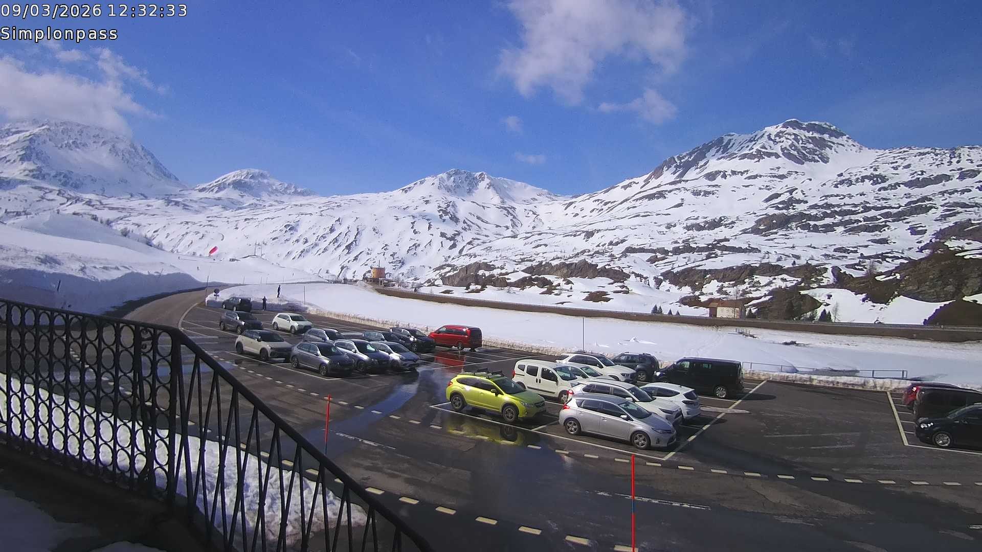 Archiv Foto Webcam Simplonpass - Hospiz