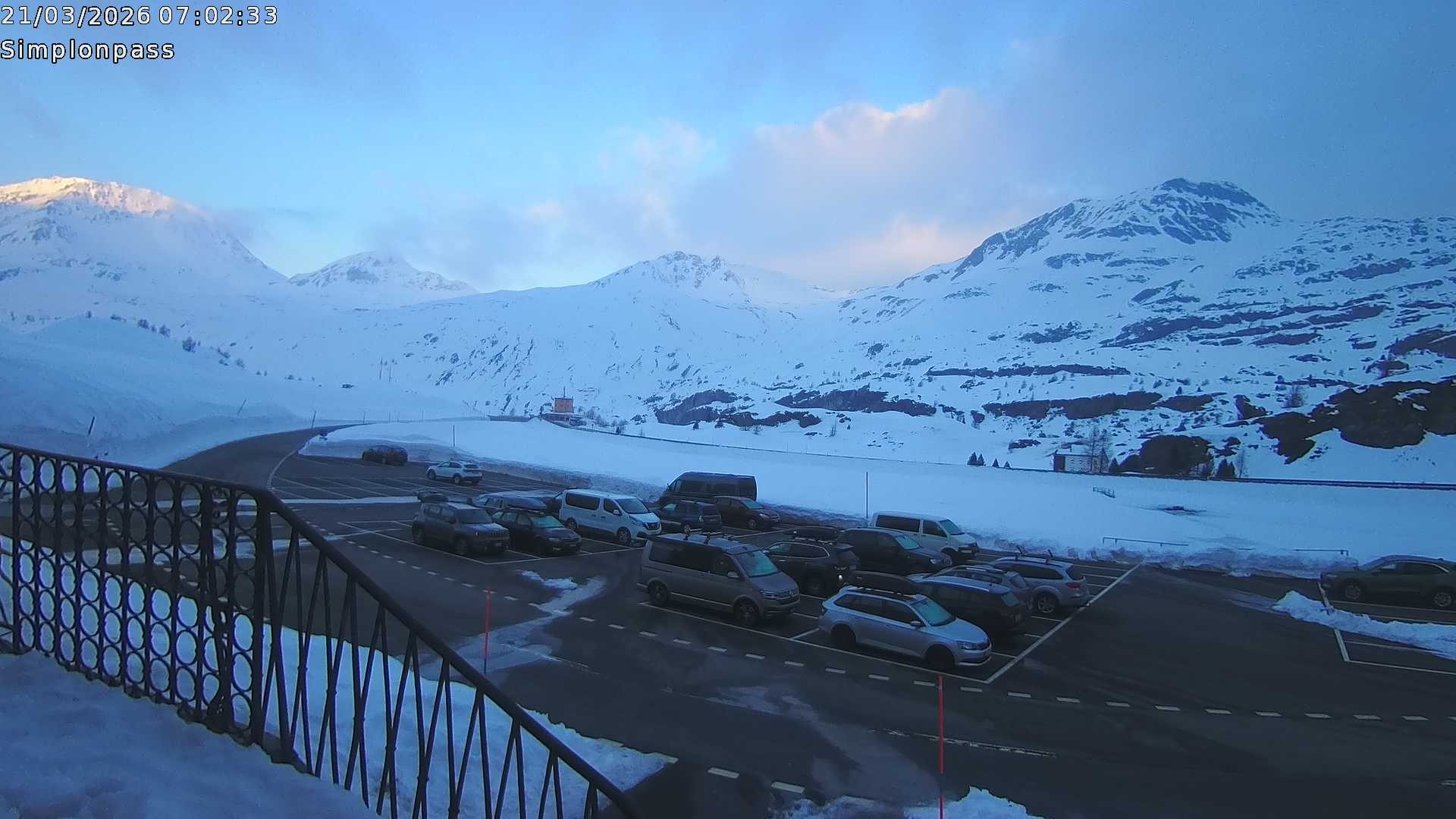 Archiv Foto Webcam Simplonpass - Hospiz