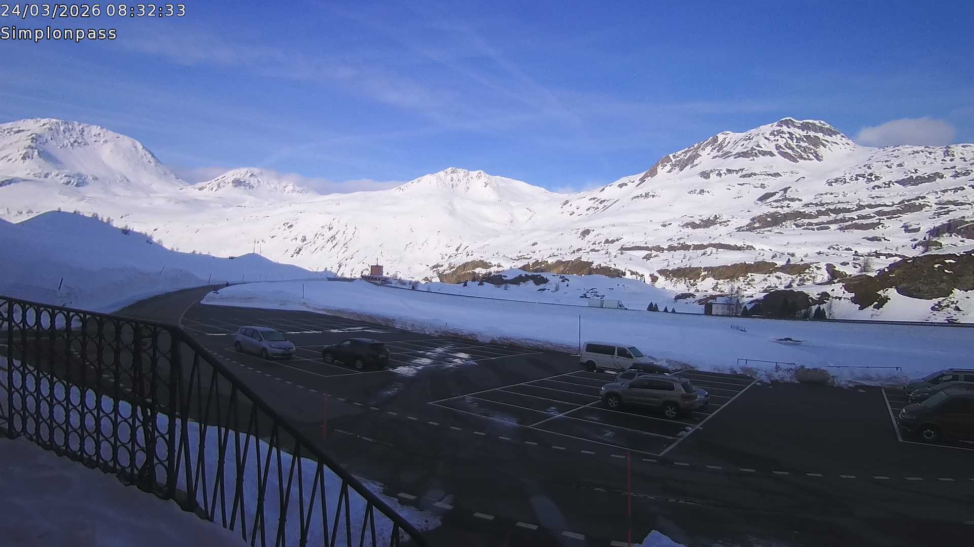 Archiv Foto Webcam Simplonpass - Hospiz