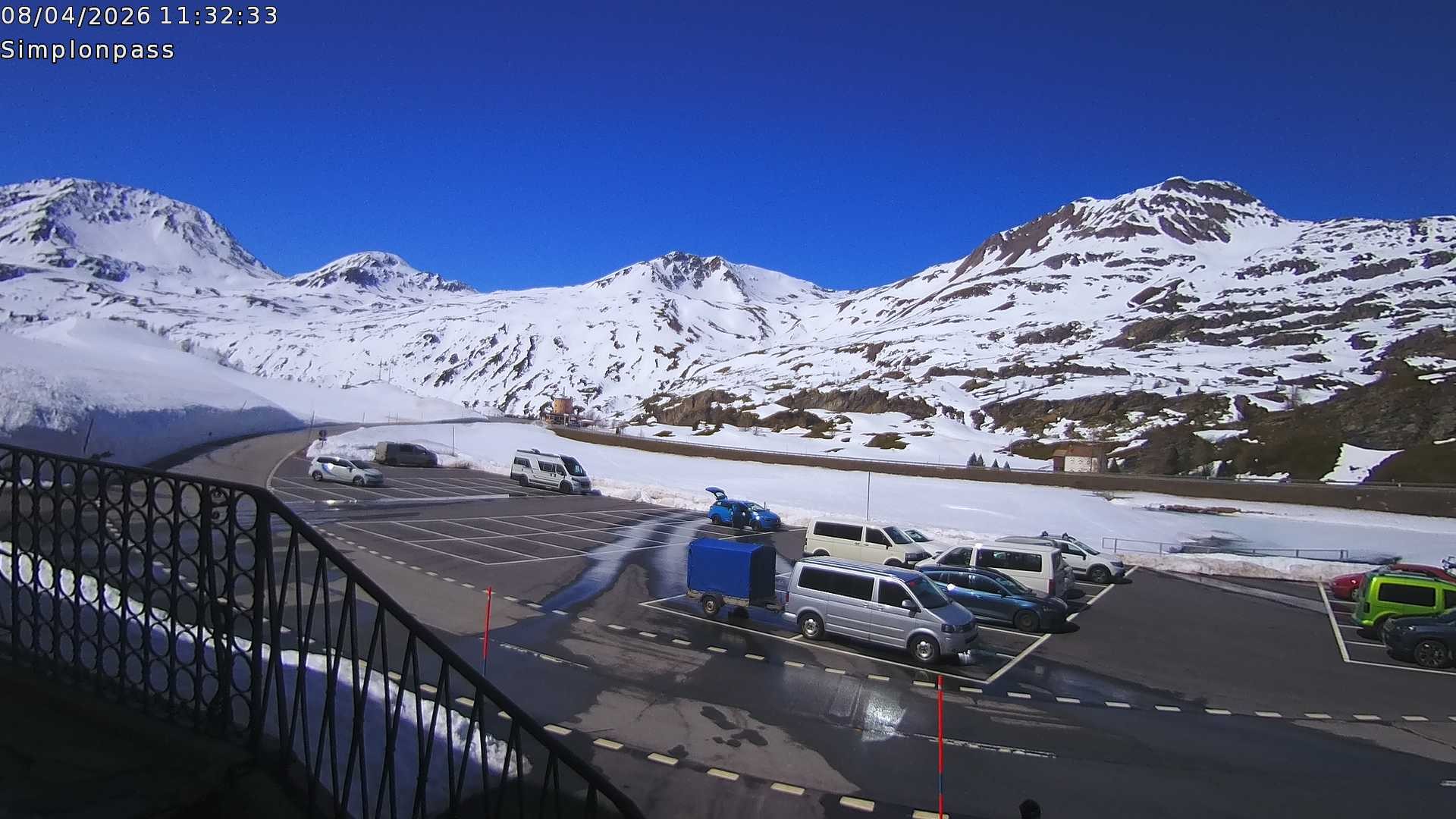 Archiv Foto Webcam Simplonpass - Hospiz