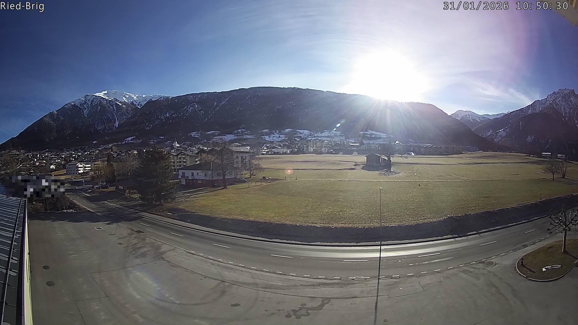 Archiv Foto Webcam Ried-Brig Süd