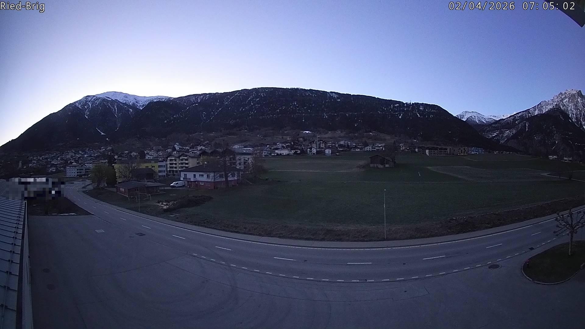 Archiv Foto Webcam Ried-Brig Süd