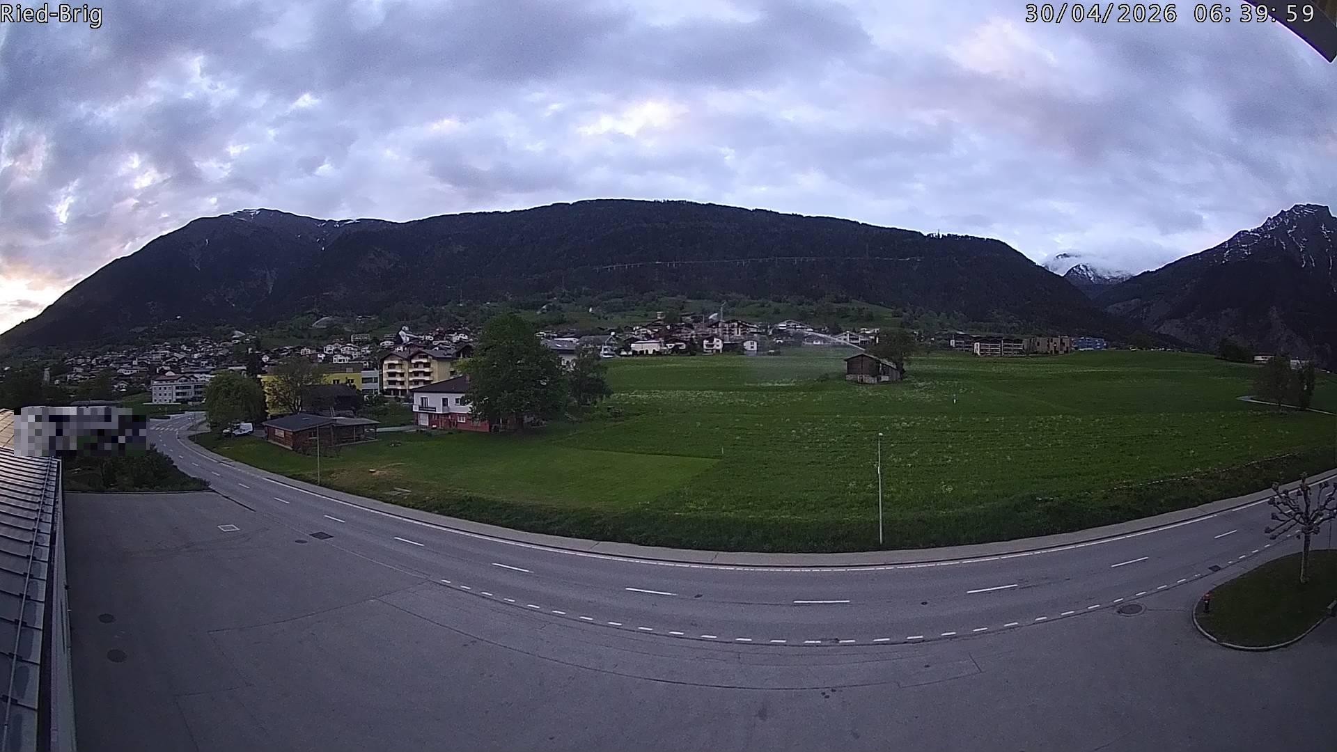 Archiv Foto Webcam Ried-Brig Süd