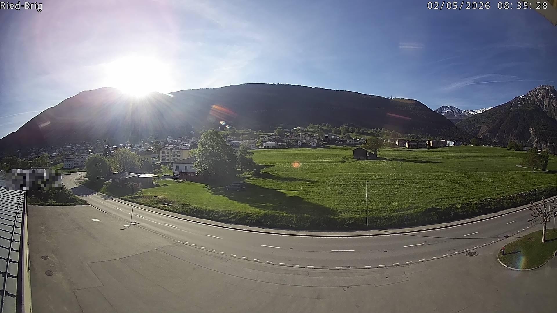 Archiv Foto Webcam Ried-Brig Süd