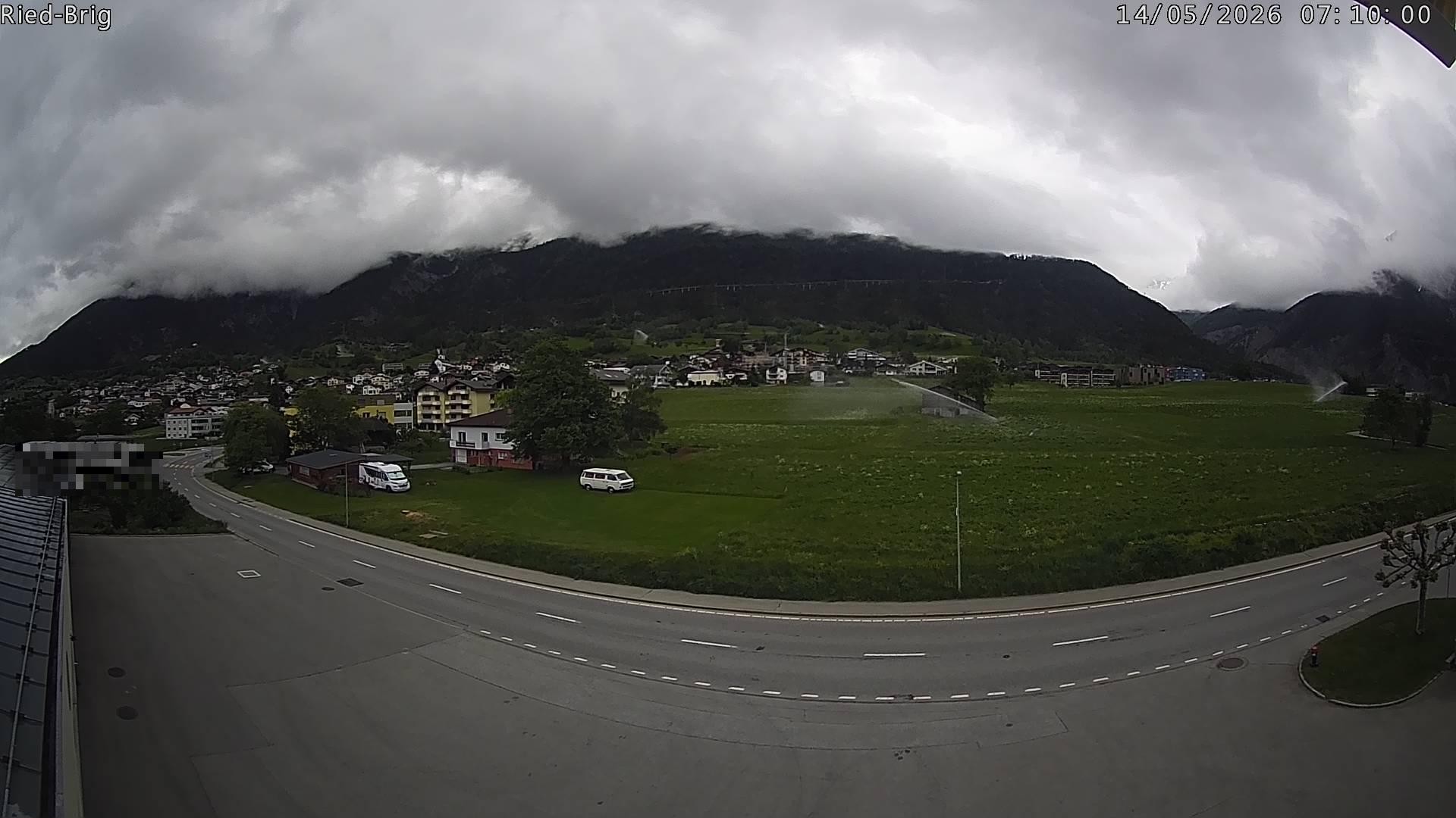 Archiv Foto Webcam Ried-Brig Süd