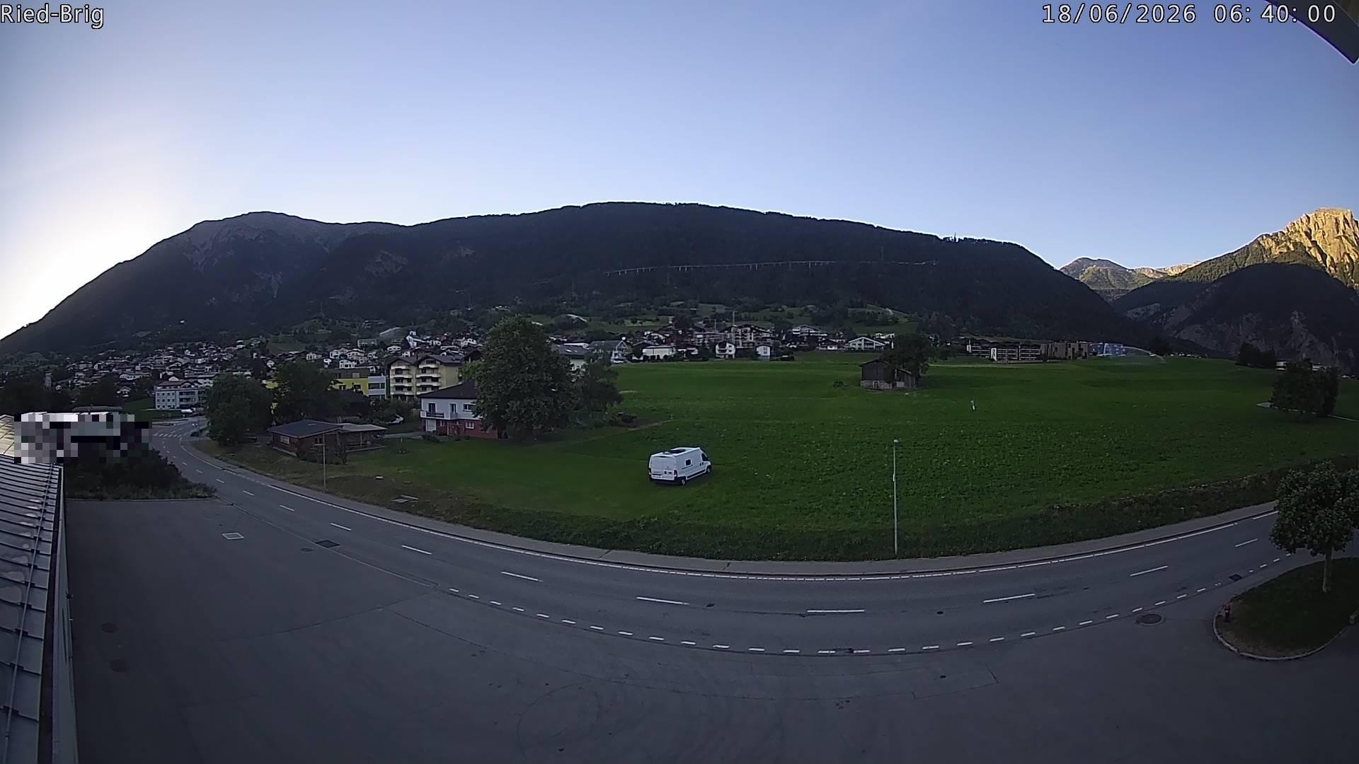 Archived image Webcam Ried-Brig South
