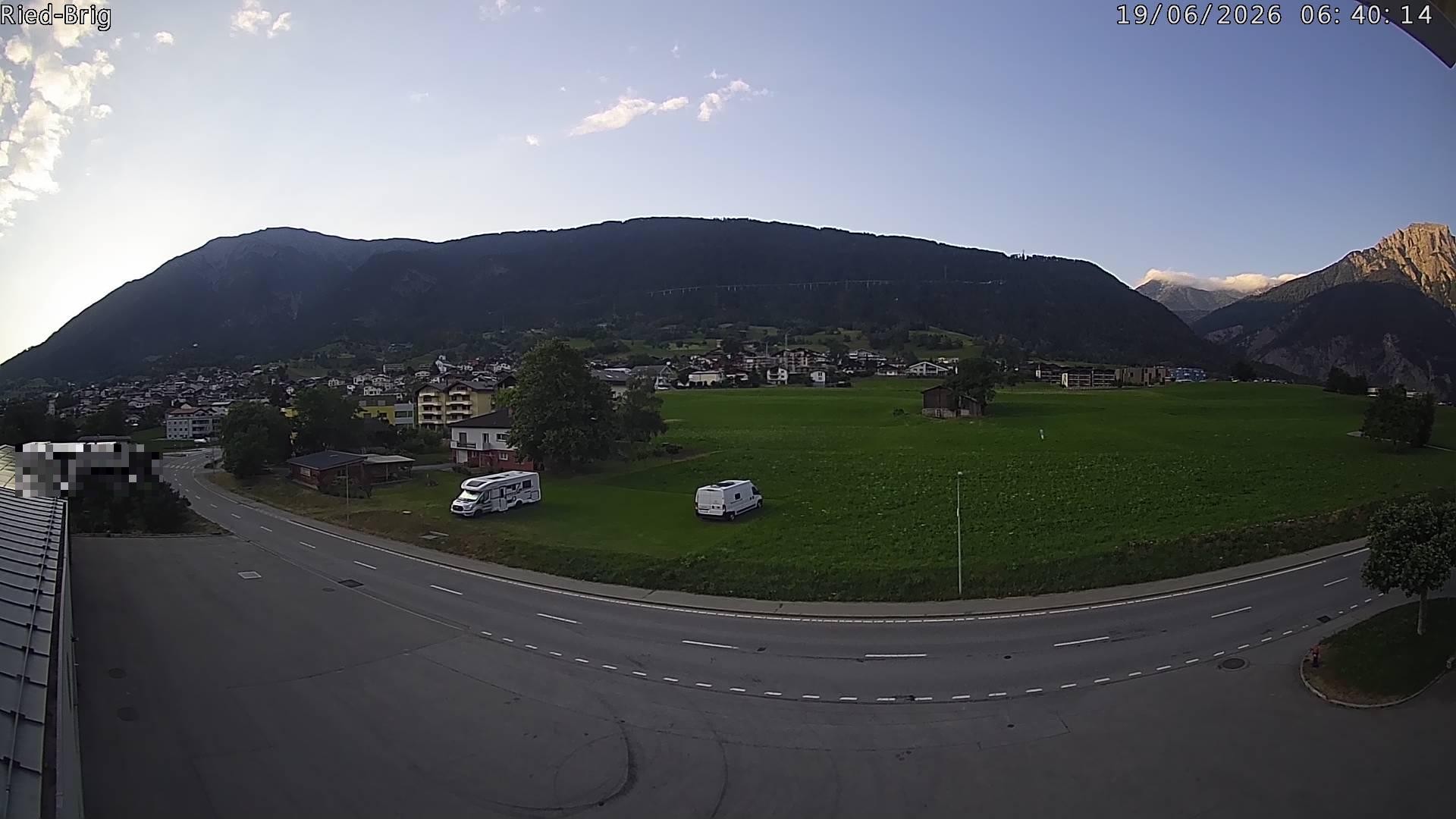 Archiv Foto Webcam Ried-Brig Süd