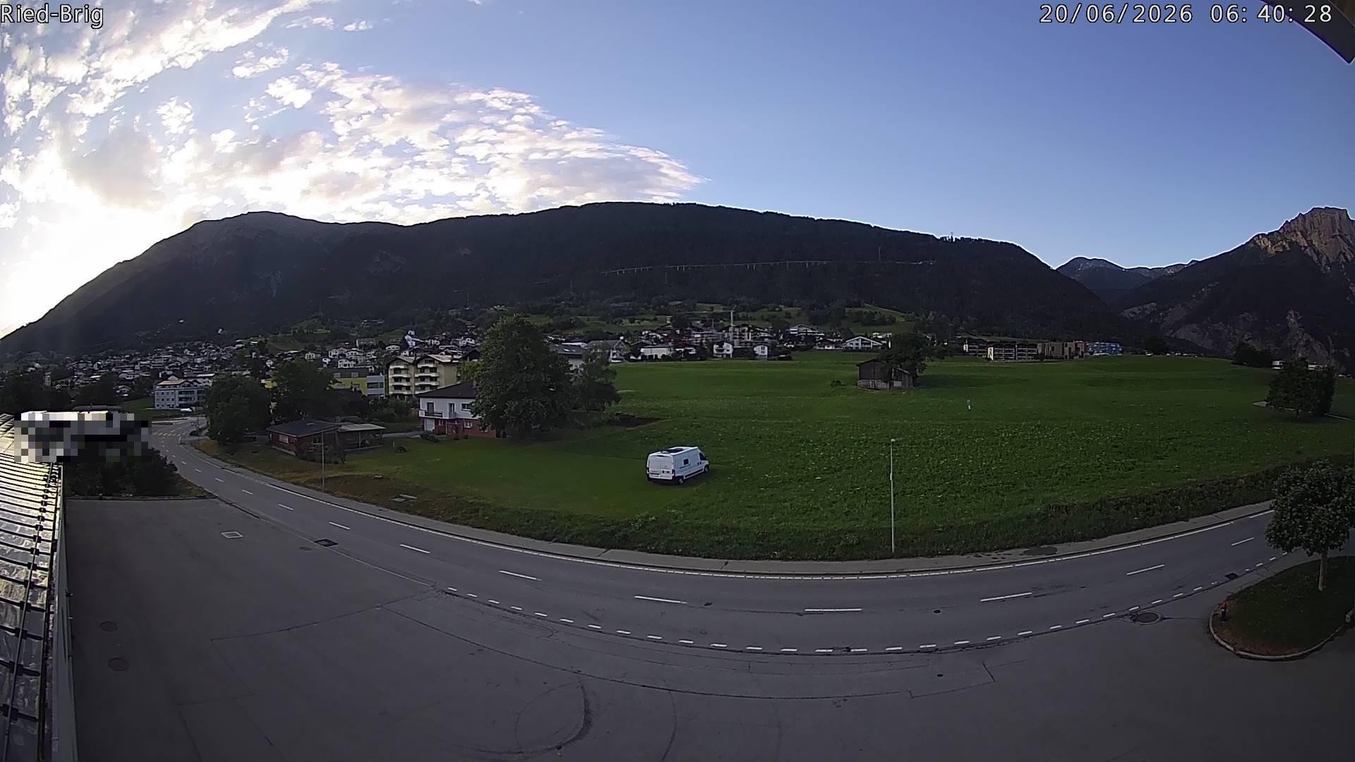 Archiv Foto Webcam Ried-Brig Süd