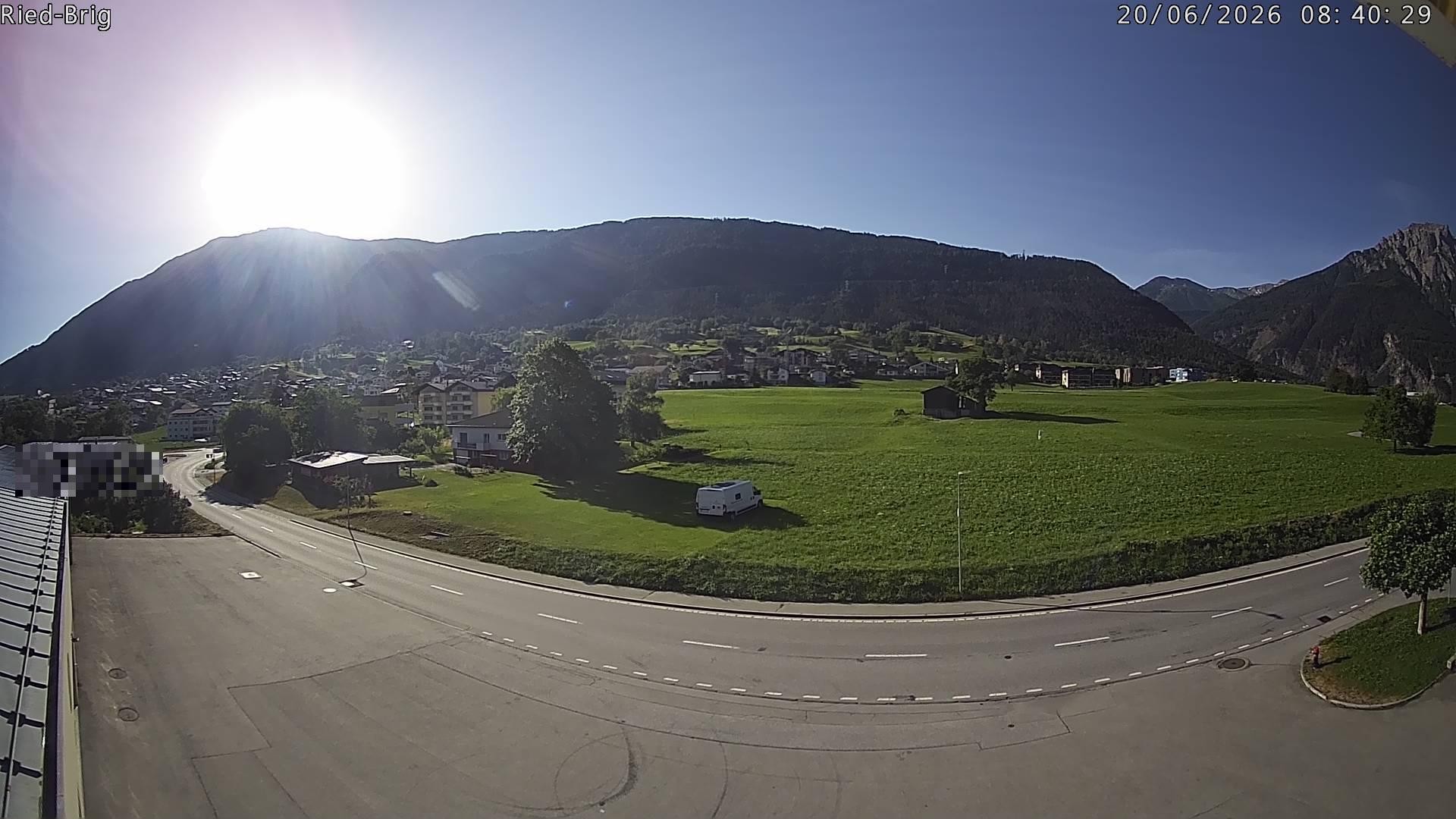 Archiv Foto Webcam Ried-Brig Süd